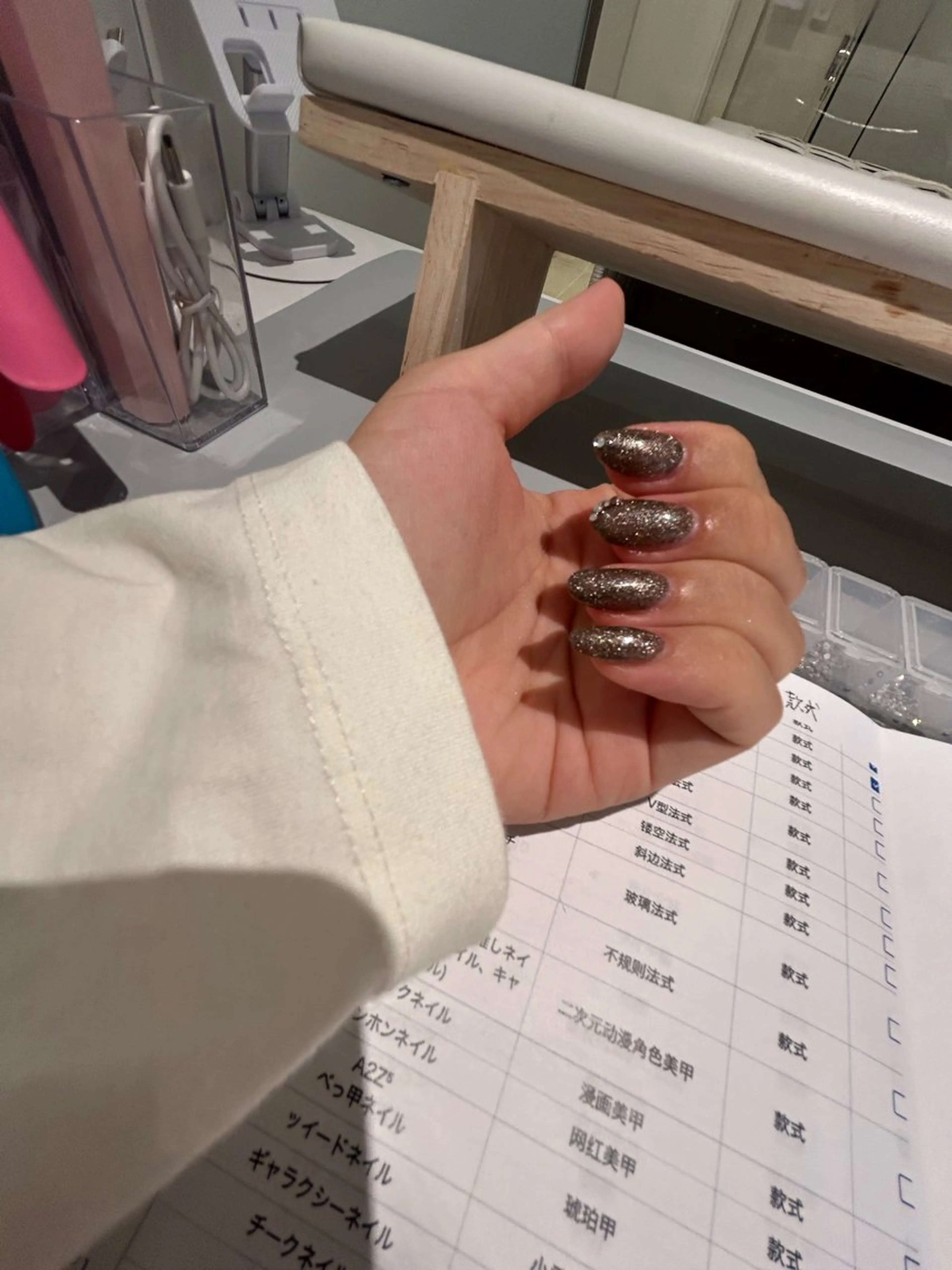 ネイル マグネットネイル ゆ ゆのネイルデザイン