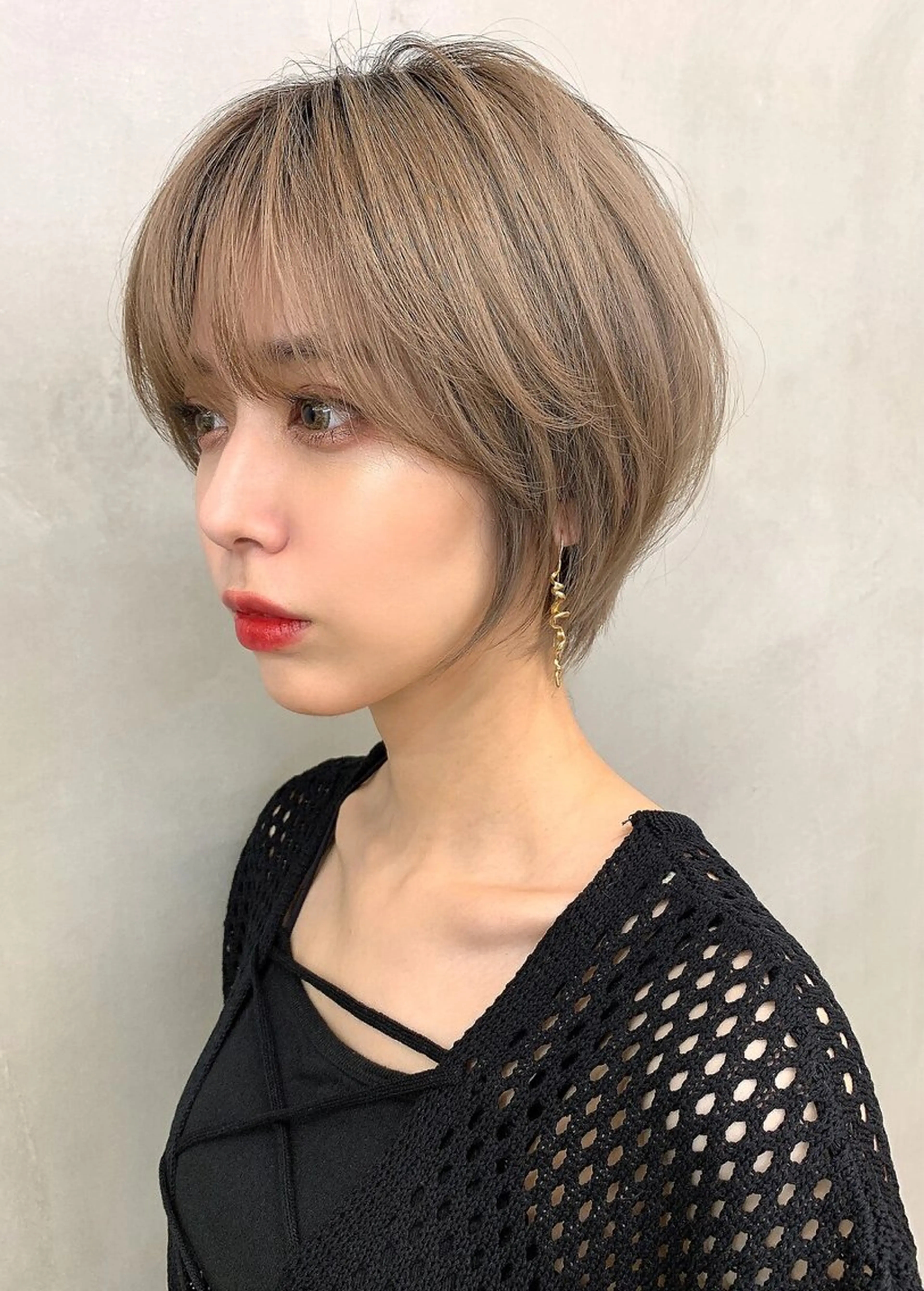 ショート カラー marfe天王寺 髪質改善/メンズのヘアスタイル