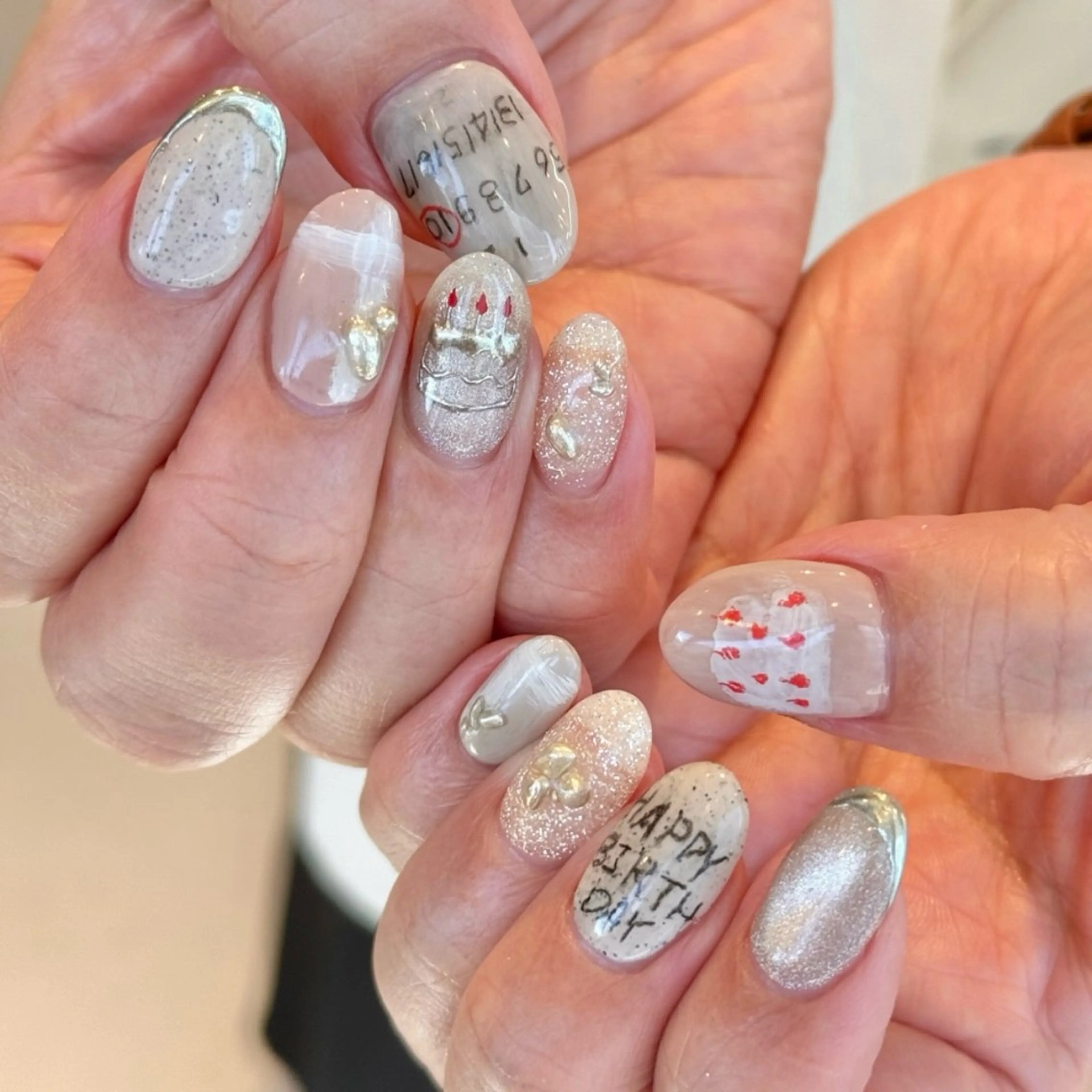 ネイル ハンドネイル 深田 美雪のネイルデザイン