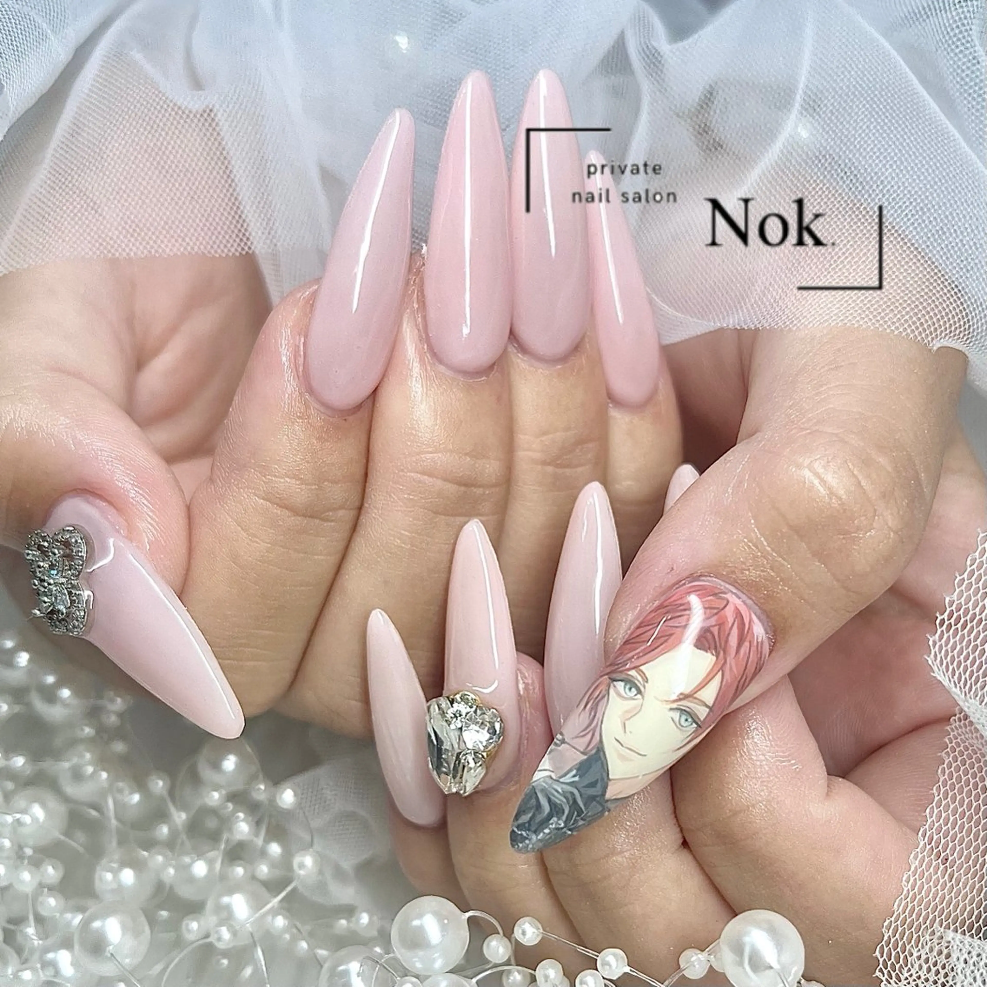 ネイル ハンドネイル 池袋痛ネイル Nok. 渡辺のネイルデザイン