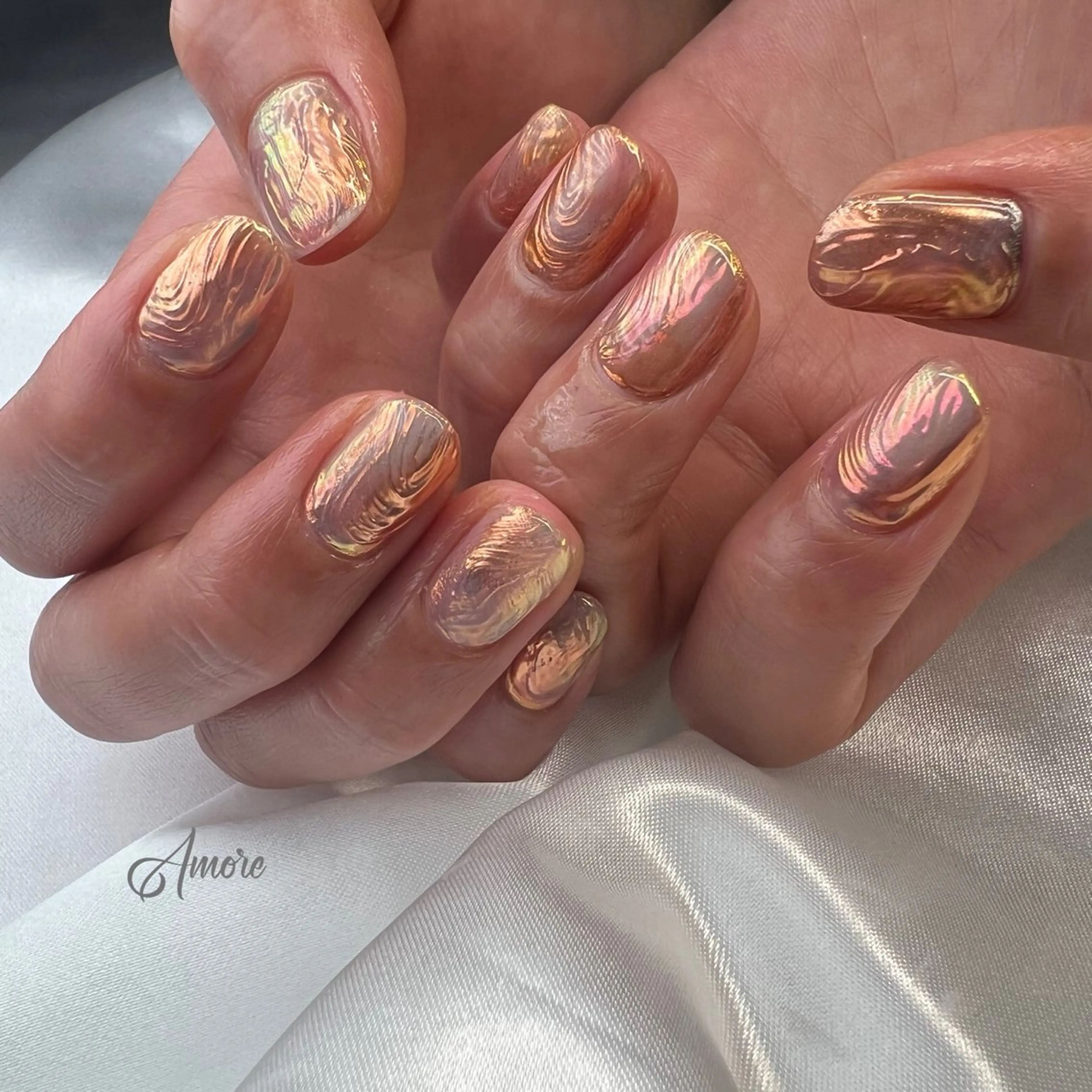 ネイル ジェルネイル キラキラネイル 韓国ネイル マグネットネイル ミラーネイル You kyehwaのネイルデザイン