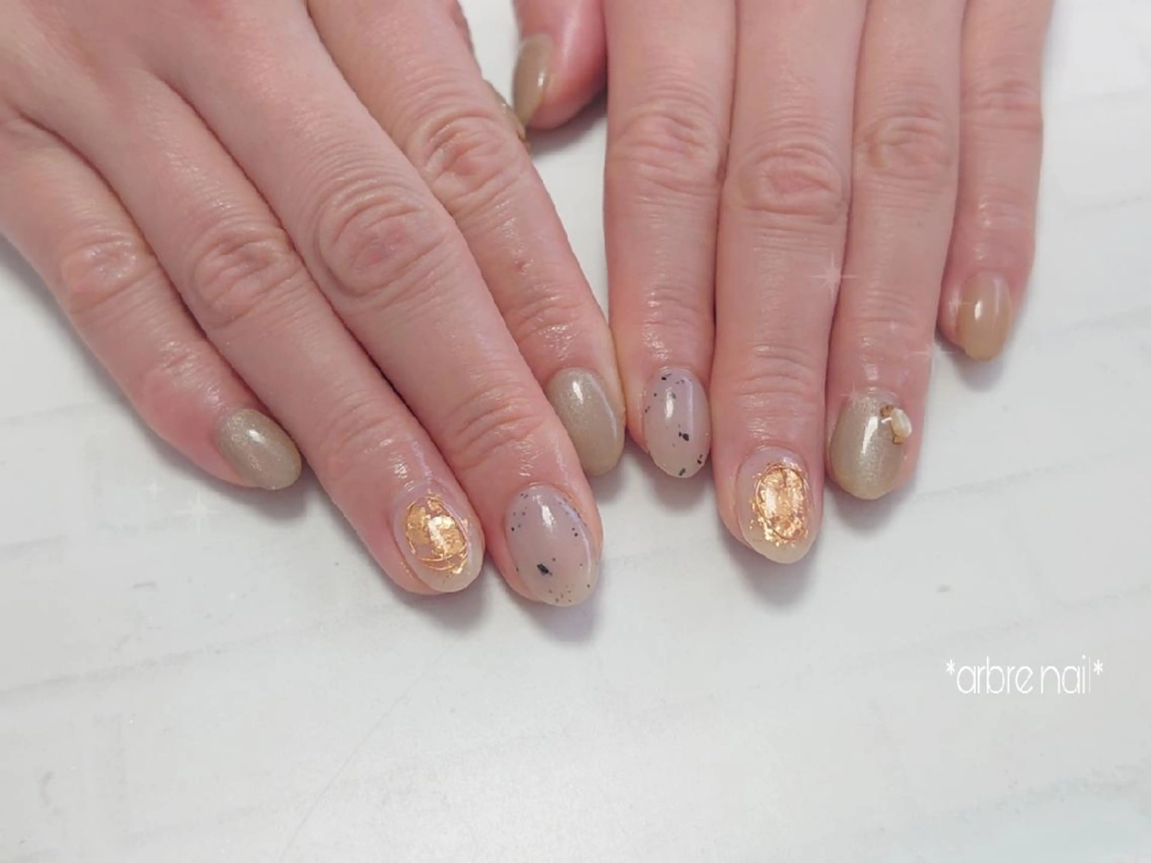 ネイル ＊arbre nail＊.アーブルネイル所属・✯.。 arbre  nail 。✯.のネイルデザイン