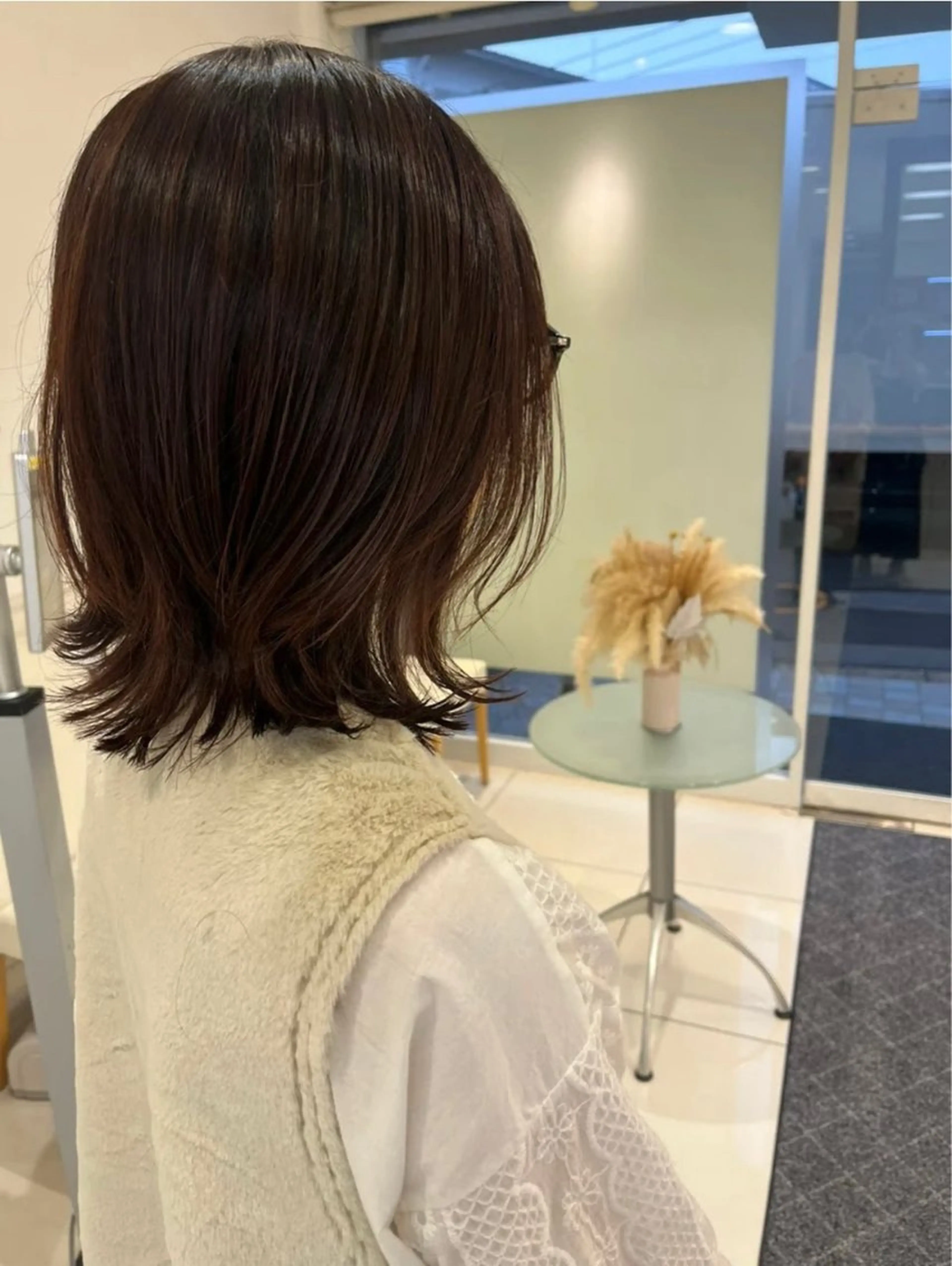 ミディアム カラー カットカラーモデル BASSA上石神井店のヘアスタイル