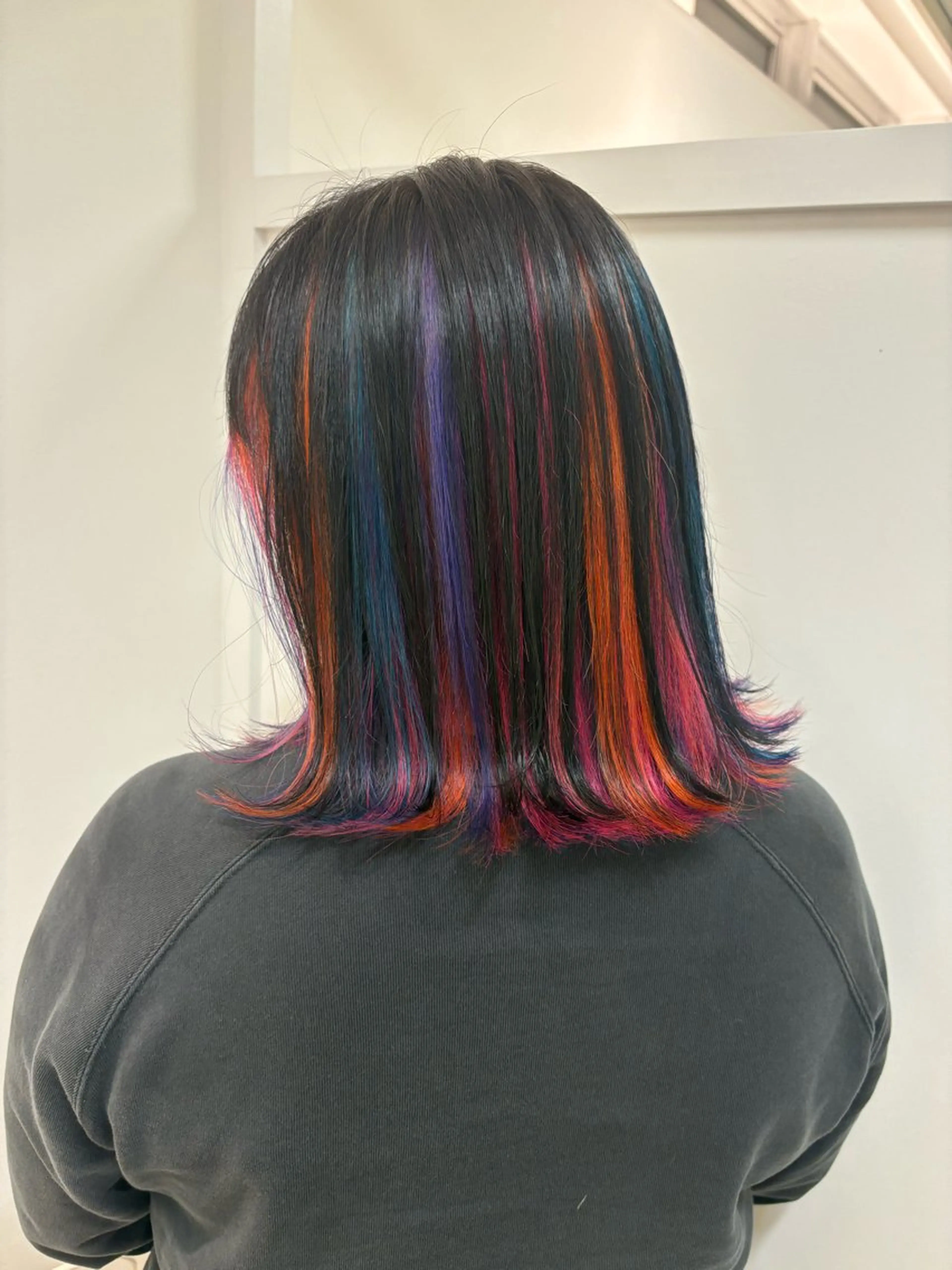 ミディアム カラー Eleanor立川北口所属・🦋YUI 髪質改善 ブリーチ 着付け🦋のヘアスタイル