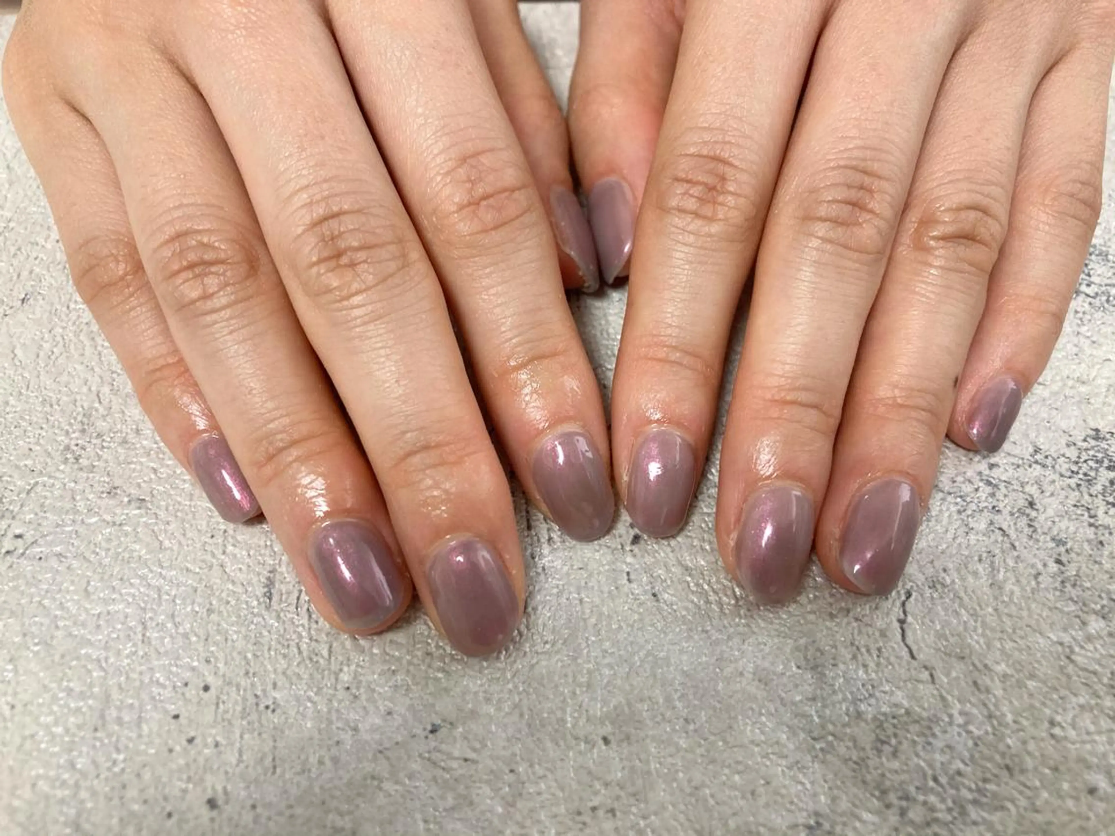 ネイル ワンカラーネイル ハンドネイル Mogu nail 二子玉川のネイルデザイン