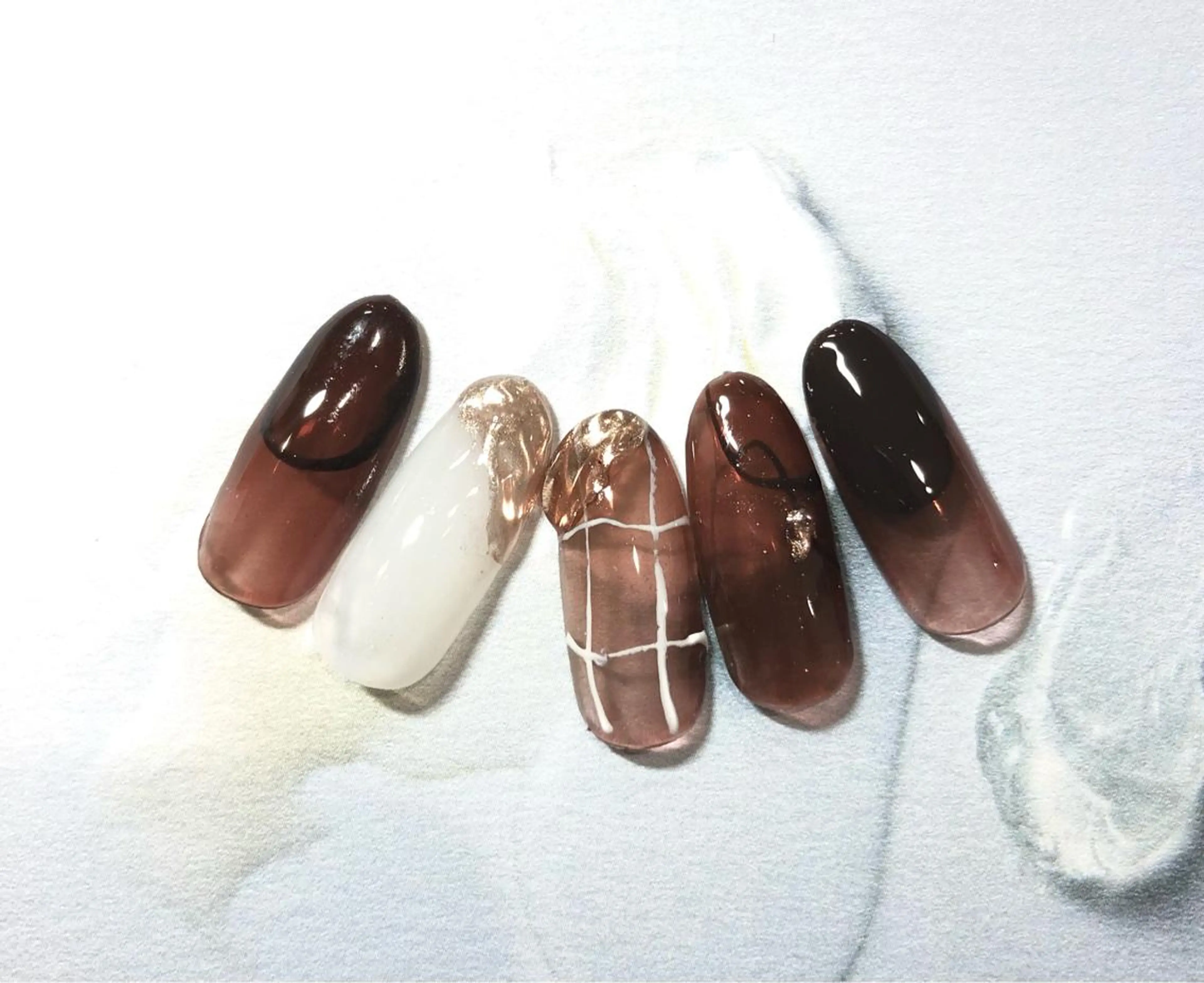 ネイル ニュアンスネイル Ｈ3（エイチスリー）所属・H3 hitoのネイルデザイン