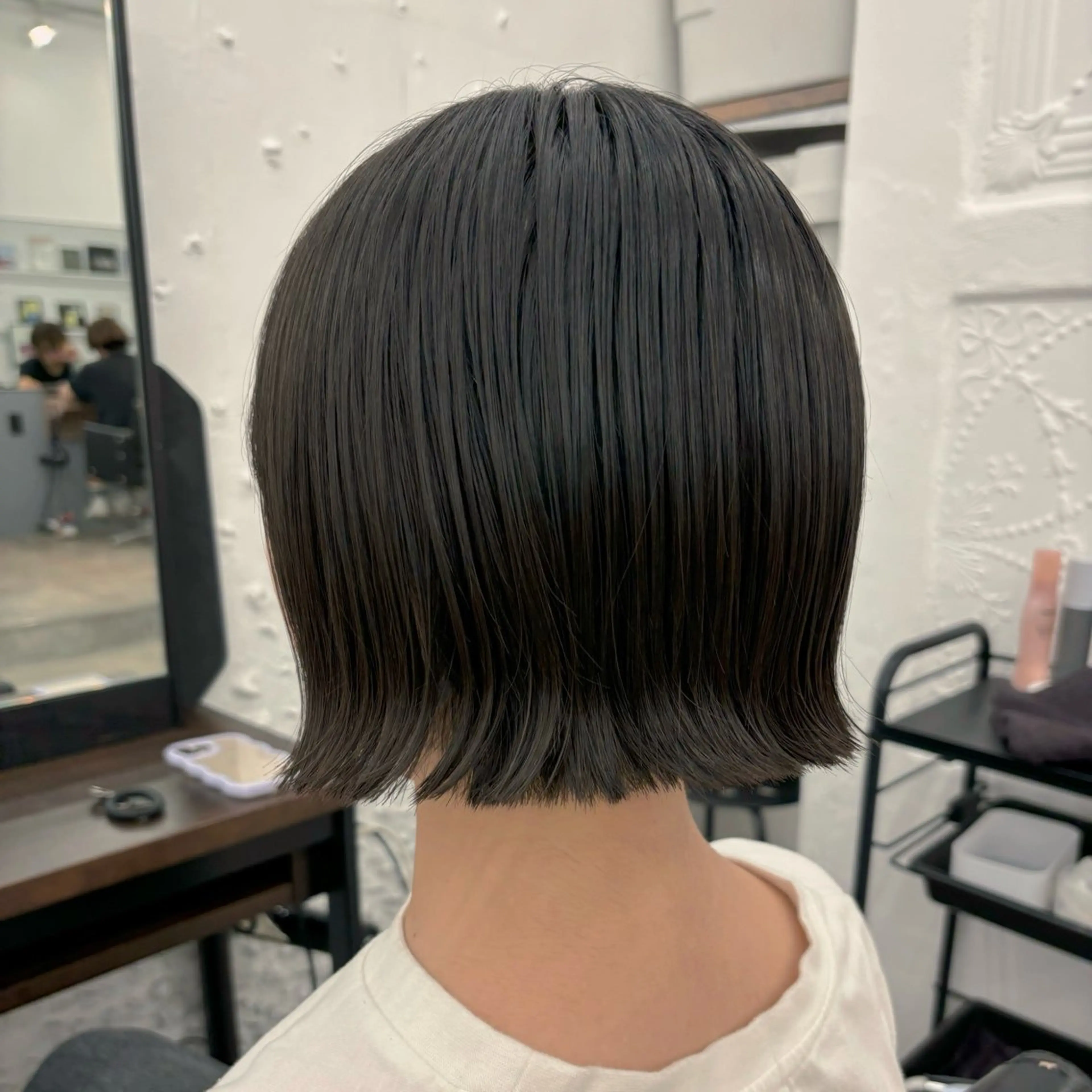 ショート カラー ヘアアレンジ ボブ 🌱ボブ/レイヤー/ ベージュ/あやみ✨のヘアスタイル