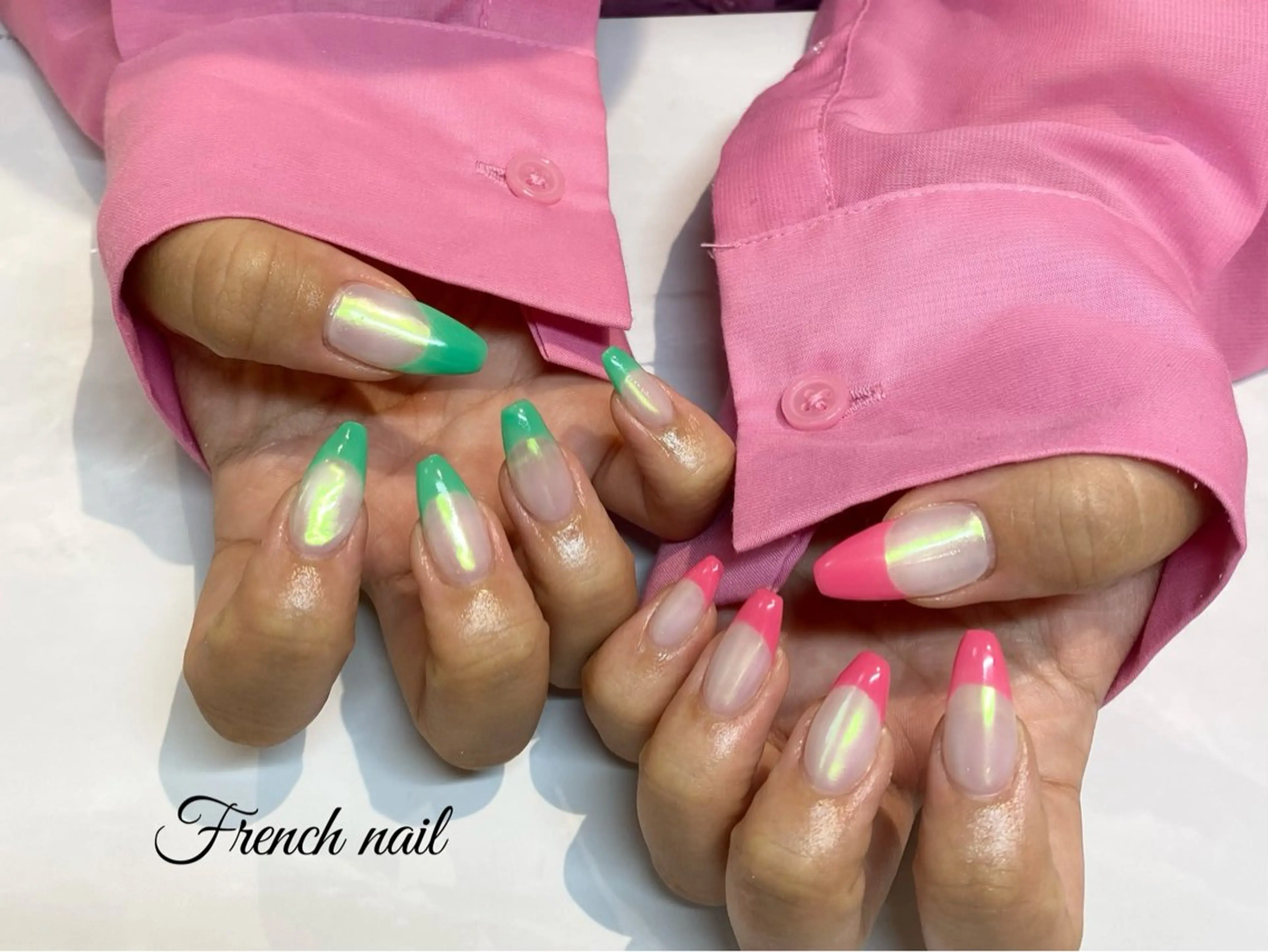 🐄𝐇𝐀𝐍𝐃フレンチ🐄ベースクリア🫧オフケア込の写真