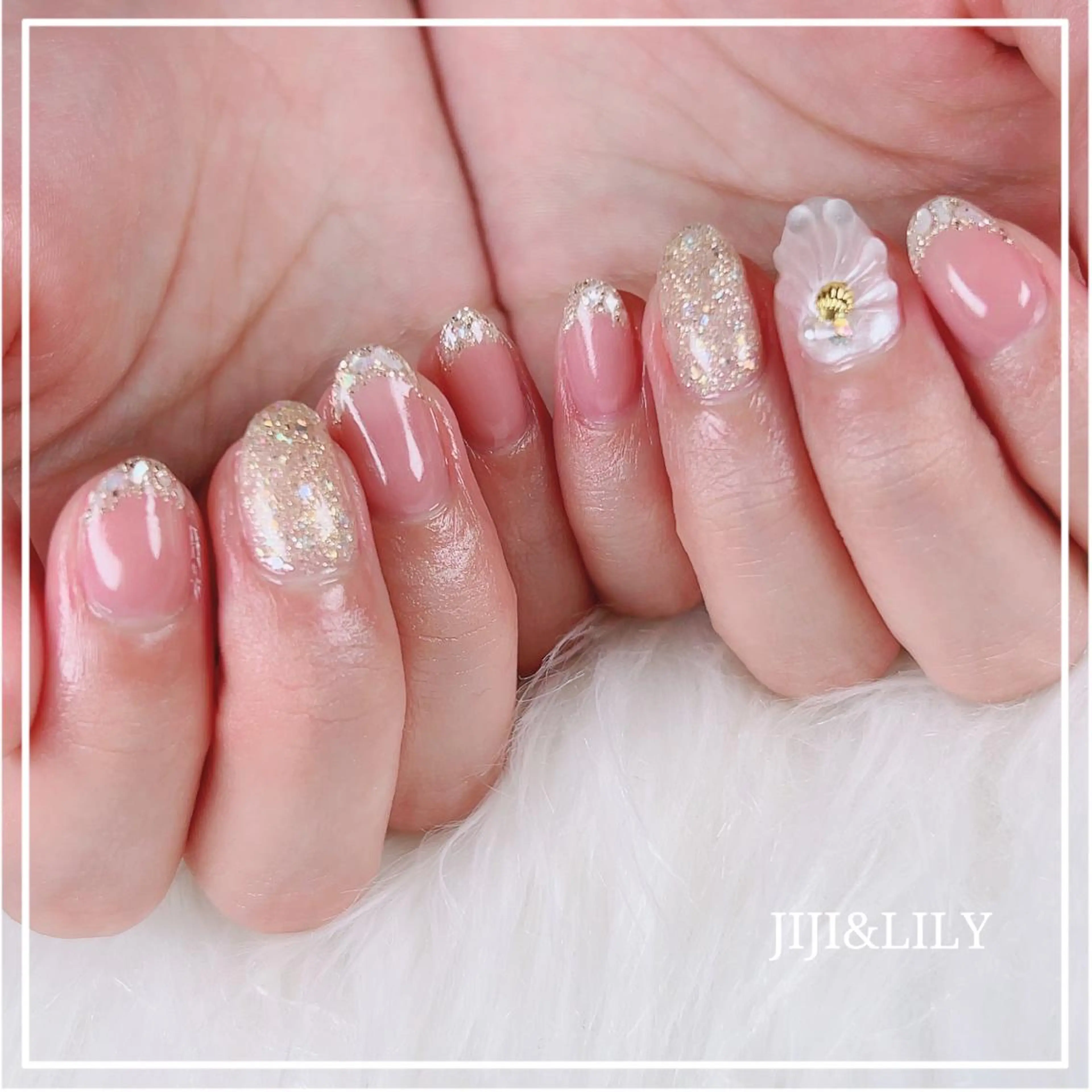 ネイル フレンチネイル ハンドネイル 豊田 圭子のネイルデザイン