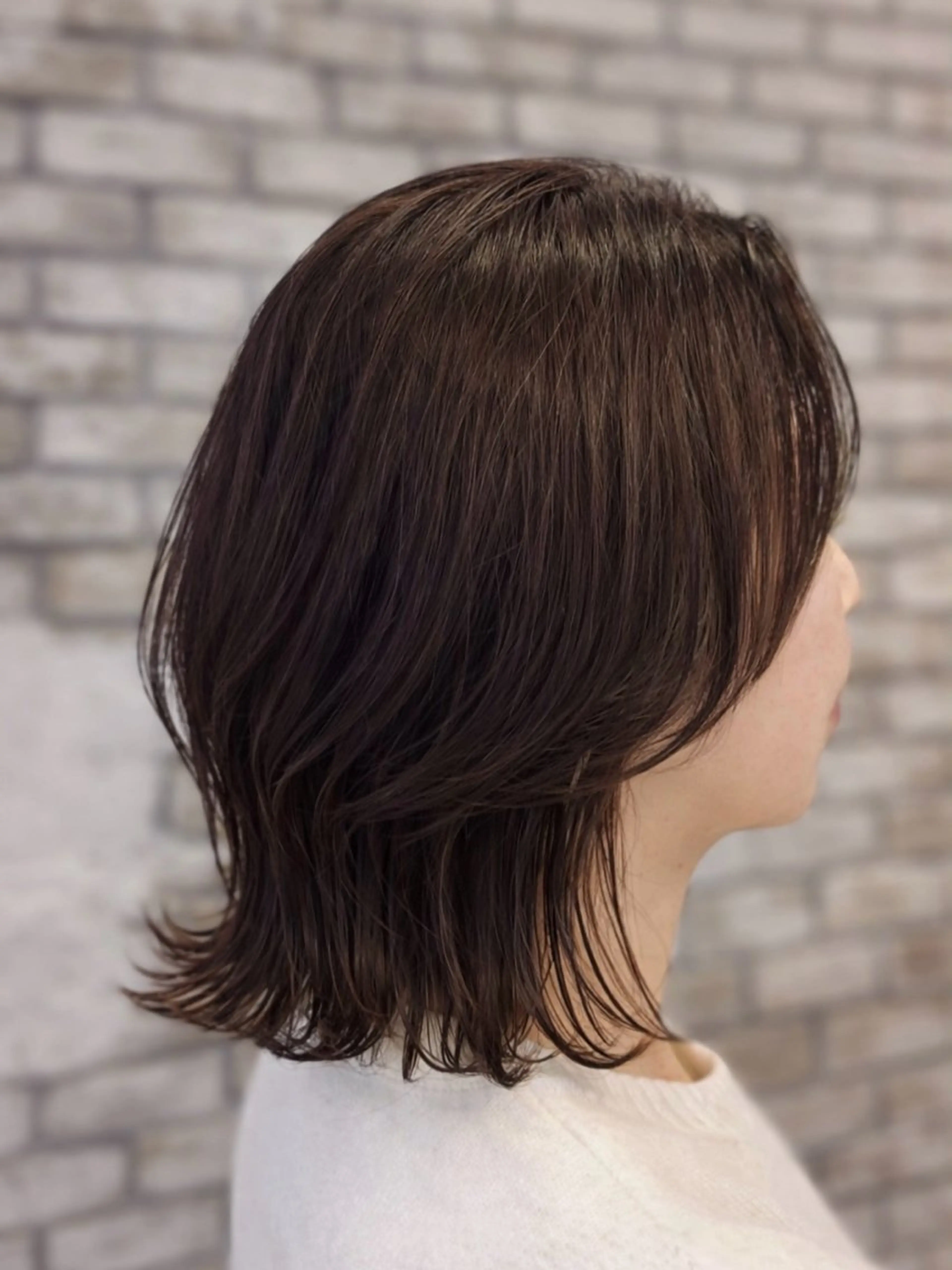 ミディアム カット ヘアカラー トリートメント 奈良/登美ヶ丘/ ユウタのヘアスタイル