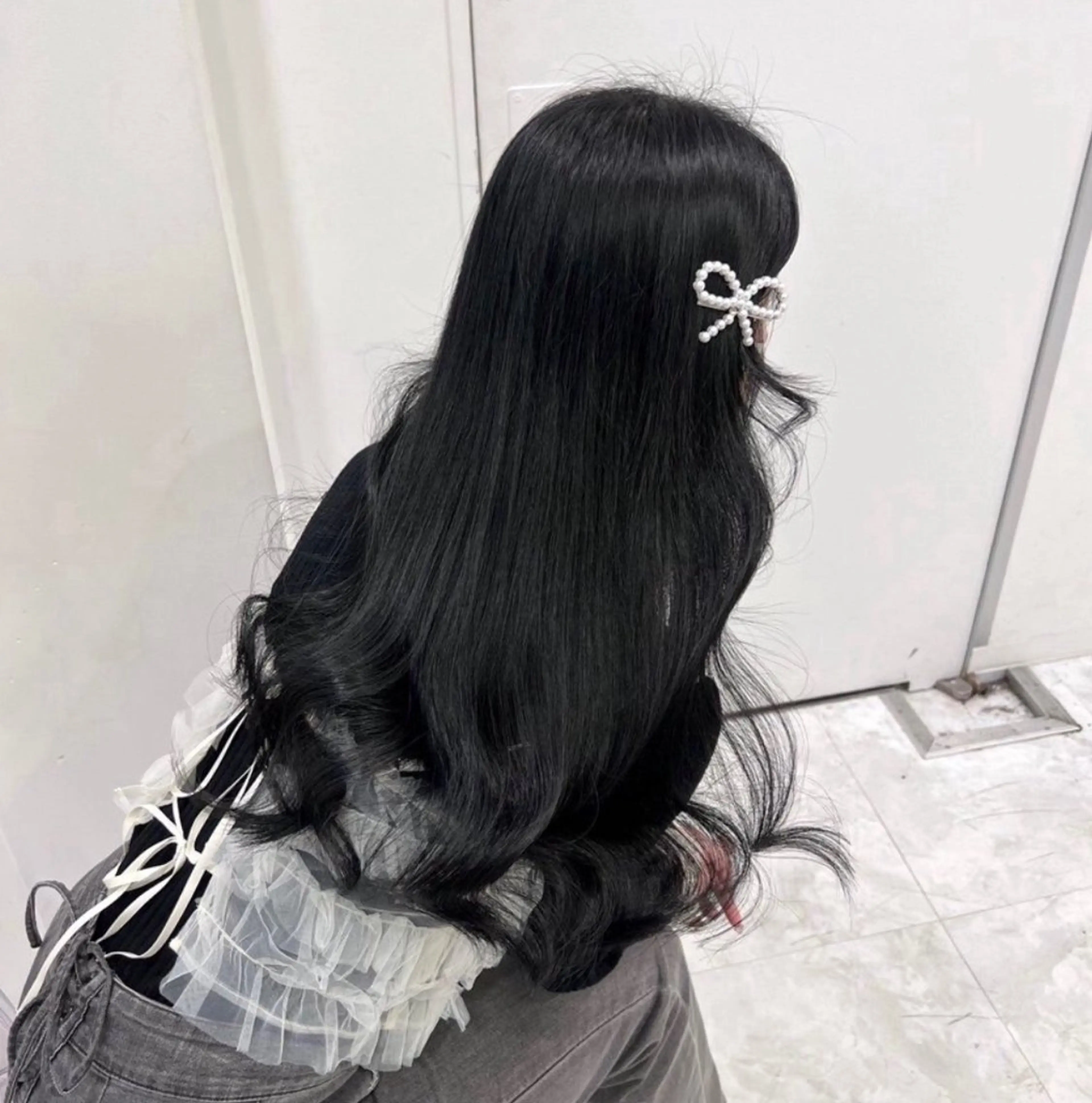 ロング ヘアカラー ブリーチなし✦.* 暖色カラー🎀セナのヘアスタイル