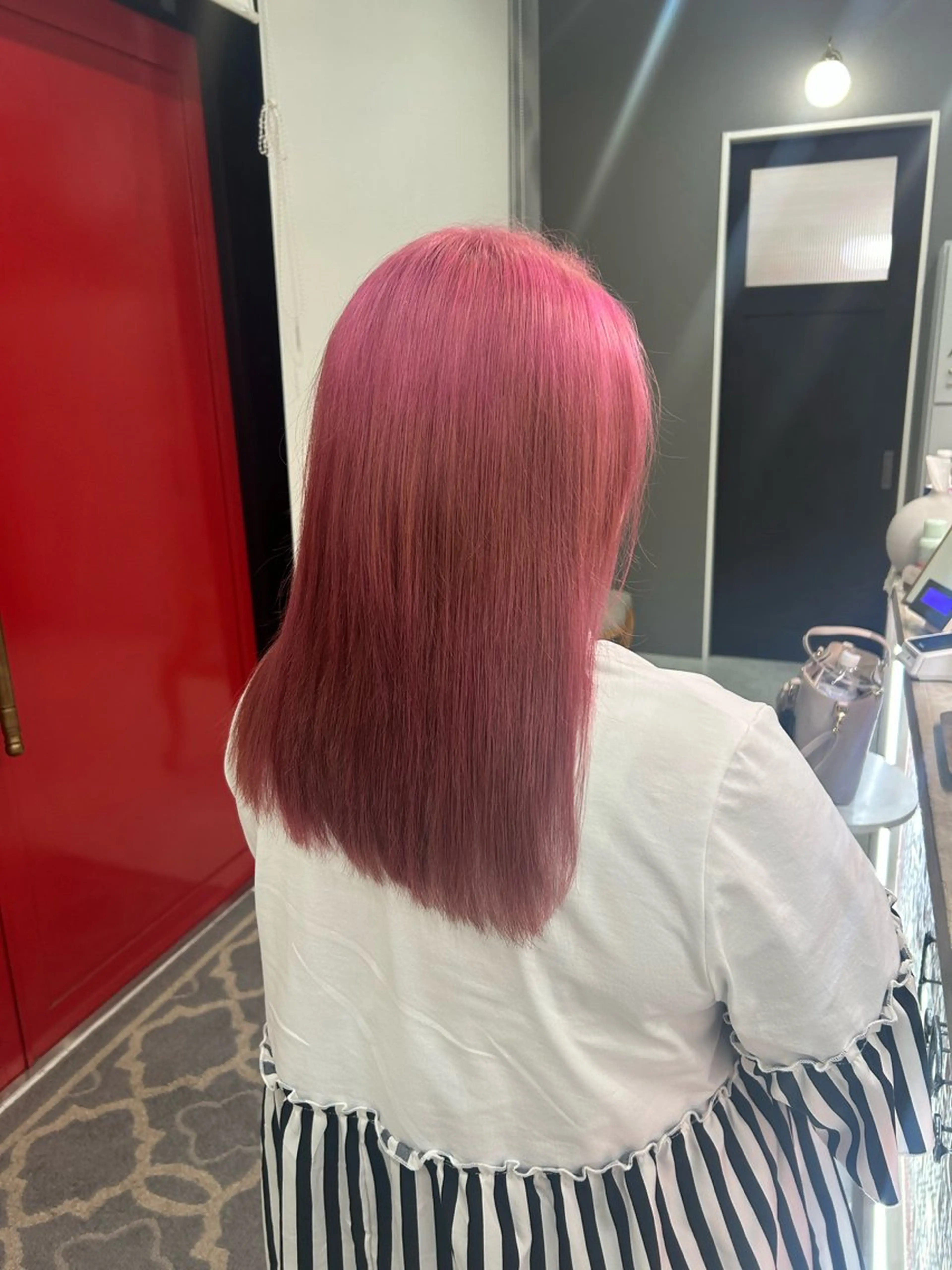 カラー yuasa rinaのヘアスタイル