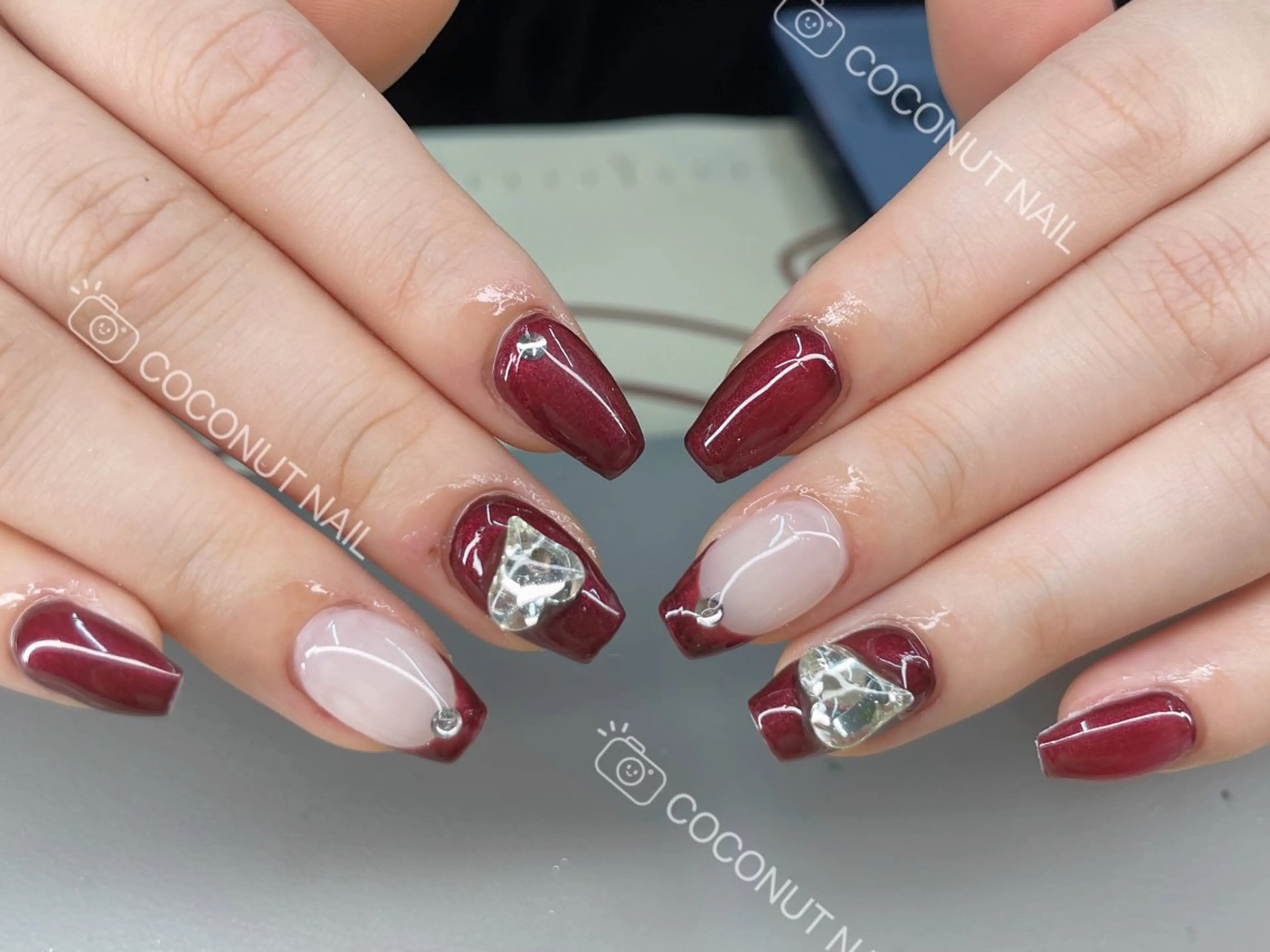 ネイル ハンドネイル 神田 ココナッツのネイルデザイン