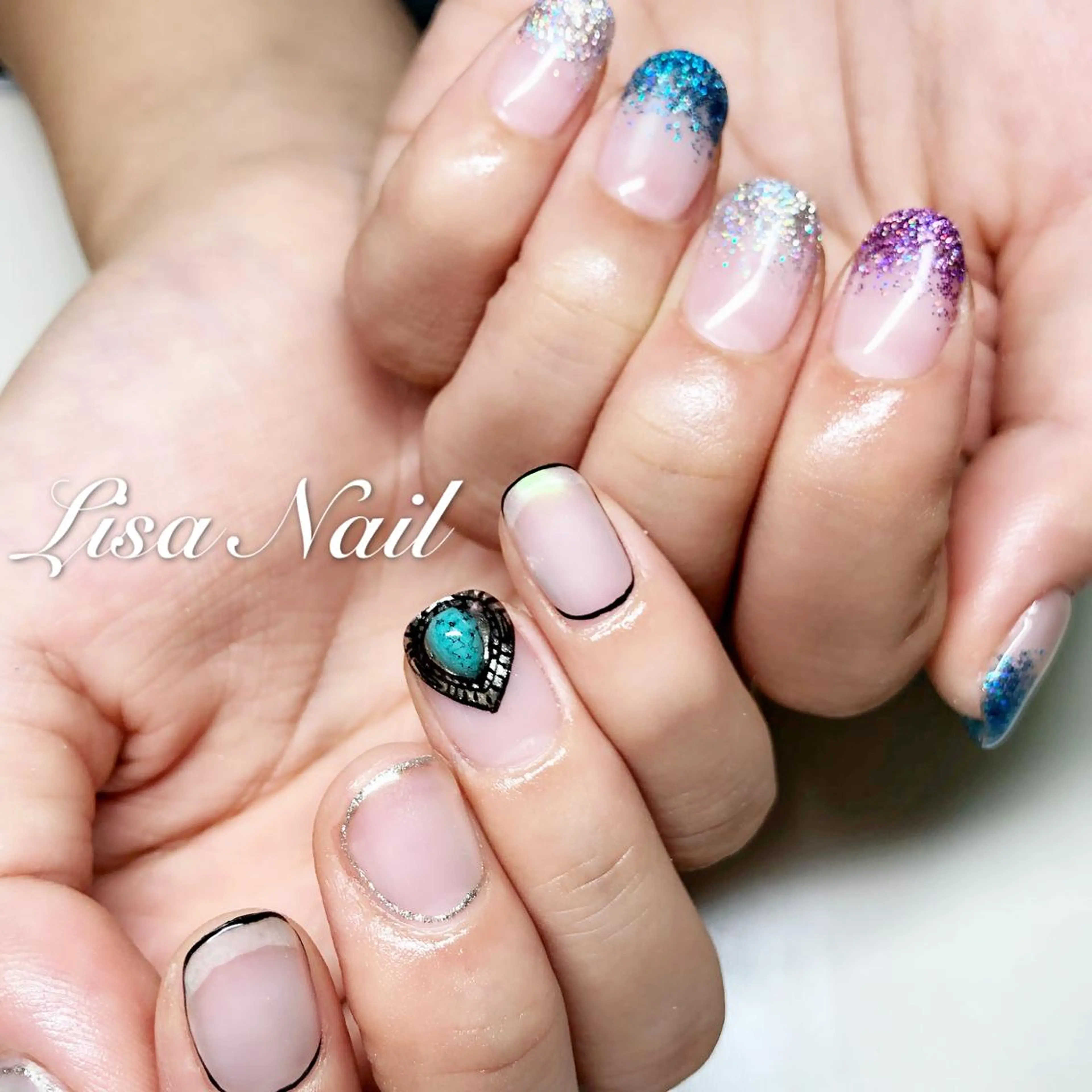 ネイル 🎀 RI🎀のネイルデザイン