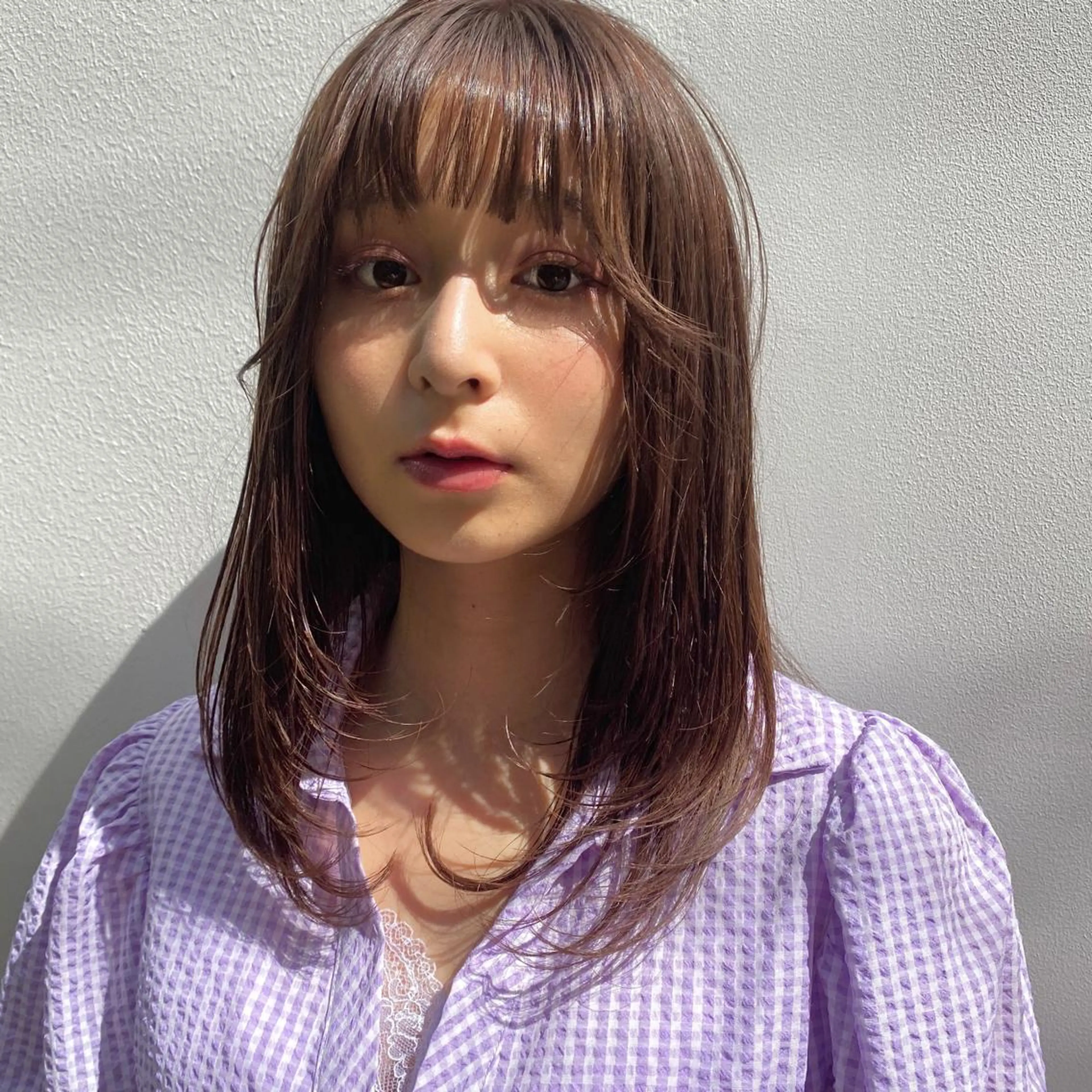 ミディアム 🪭risa 暖色/レイヤー🪭のヘアスタイル