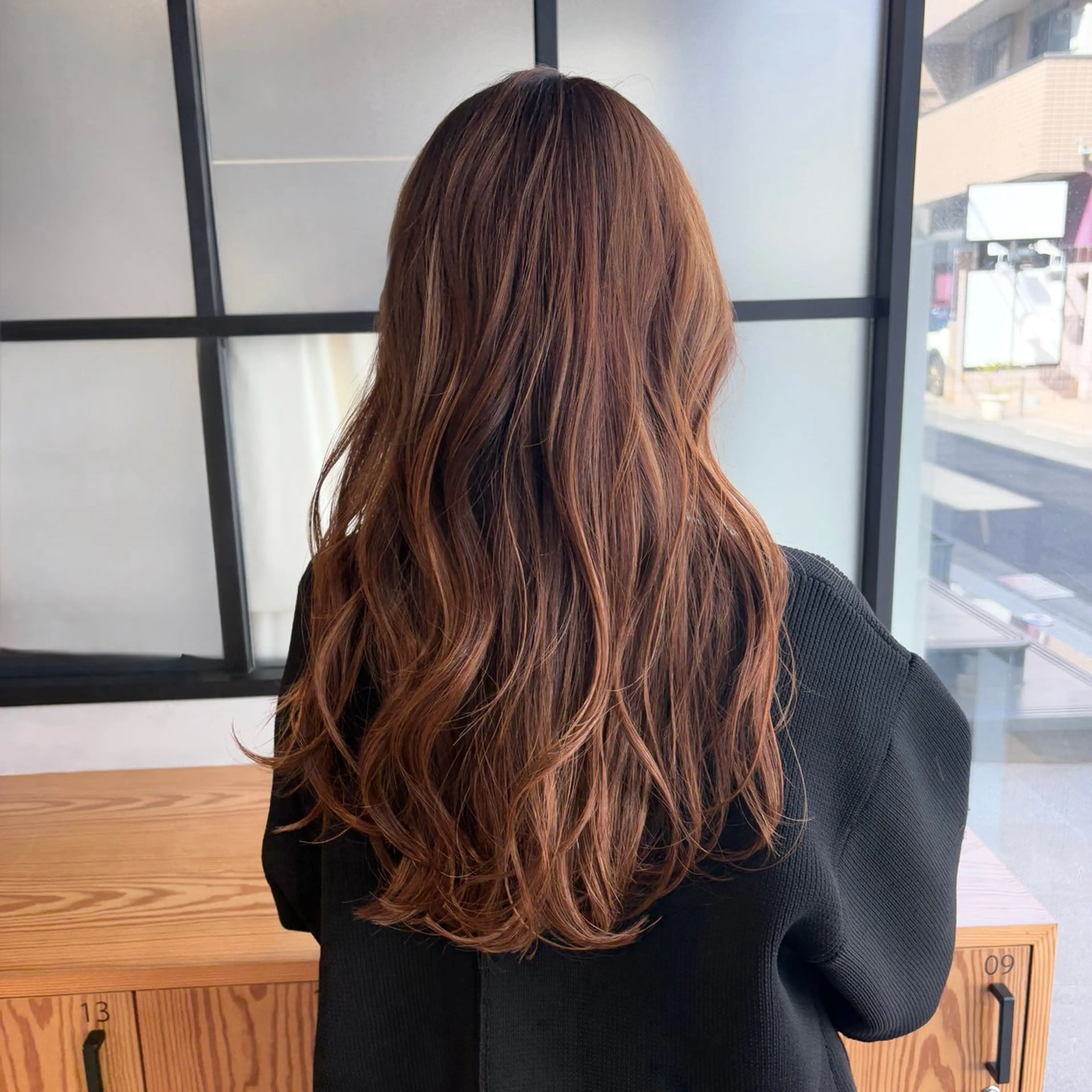 ロング カラー ハイライトカラー ハイライト カット ヘアカラー DX SHARE SALON所属・matka白髪ぼかし 大人ヘア/KEIKOのヘアスタイル