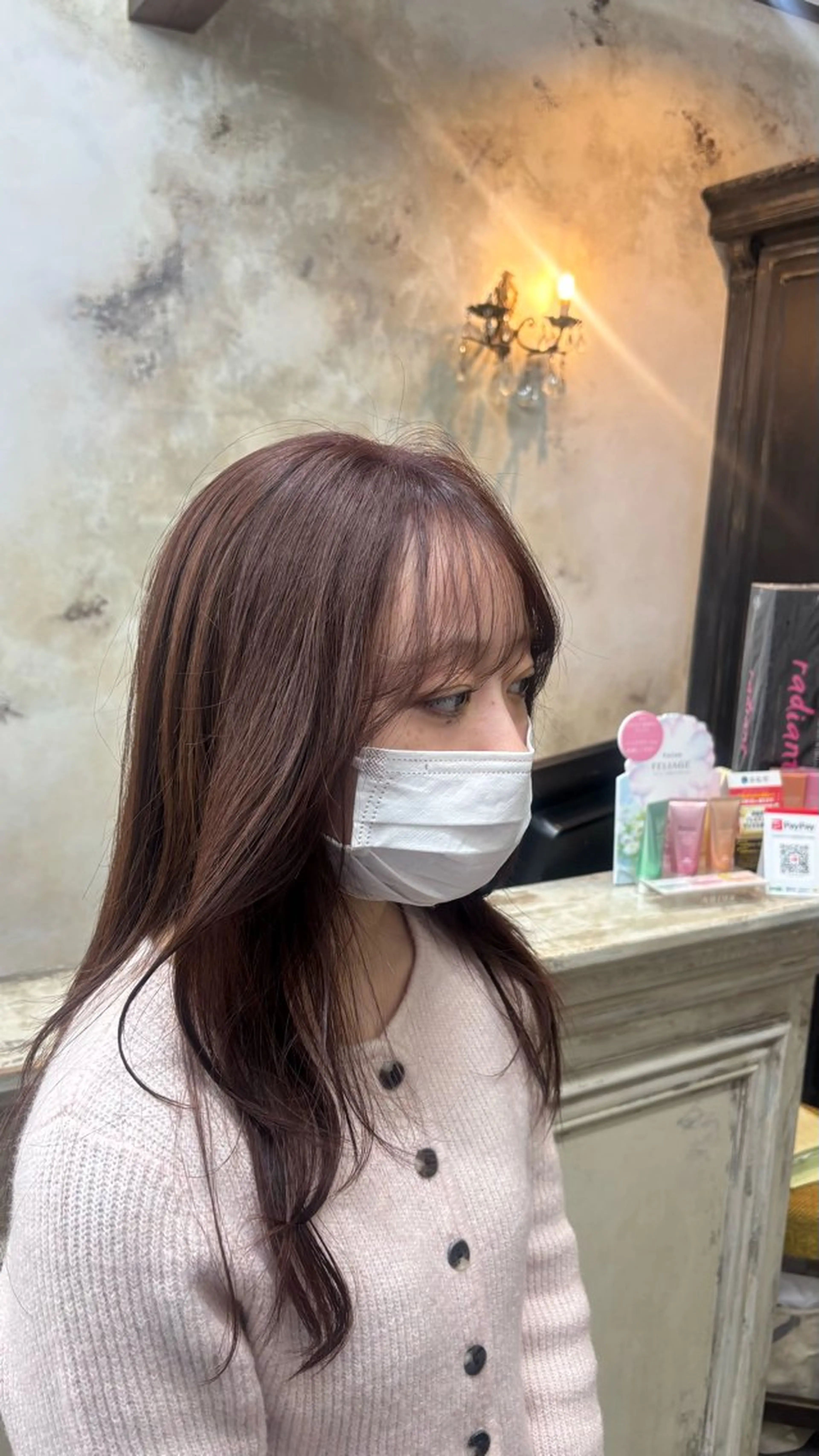 カラー ピンクカラー ふたつやゆら🤎ྀི カラーモデル募集中のヘアスタイル