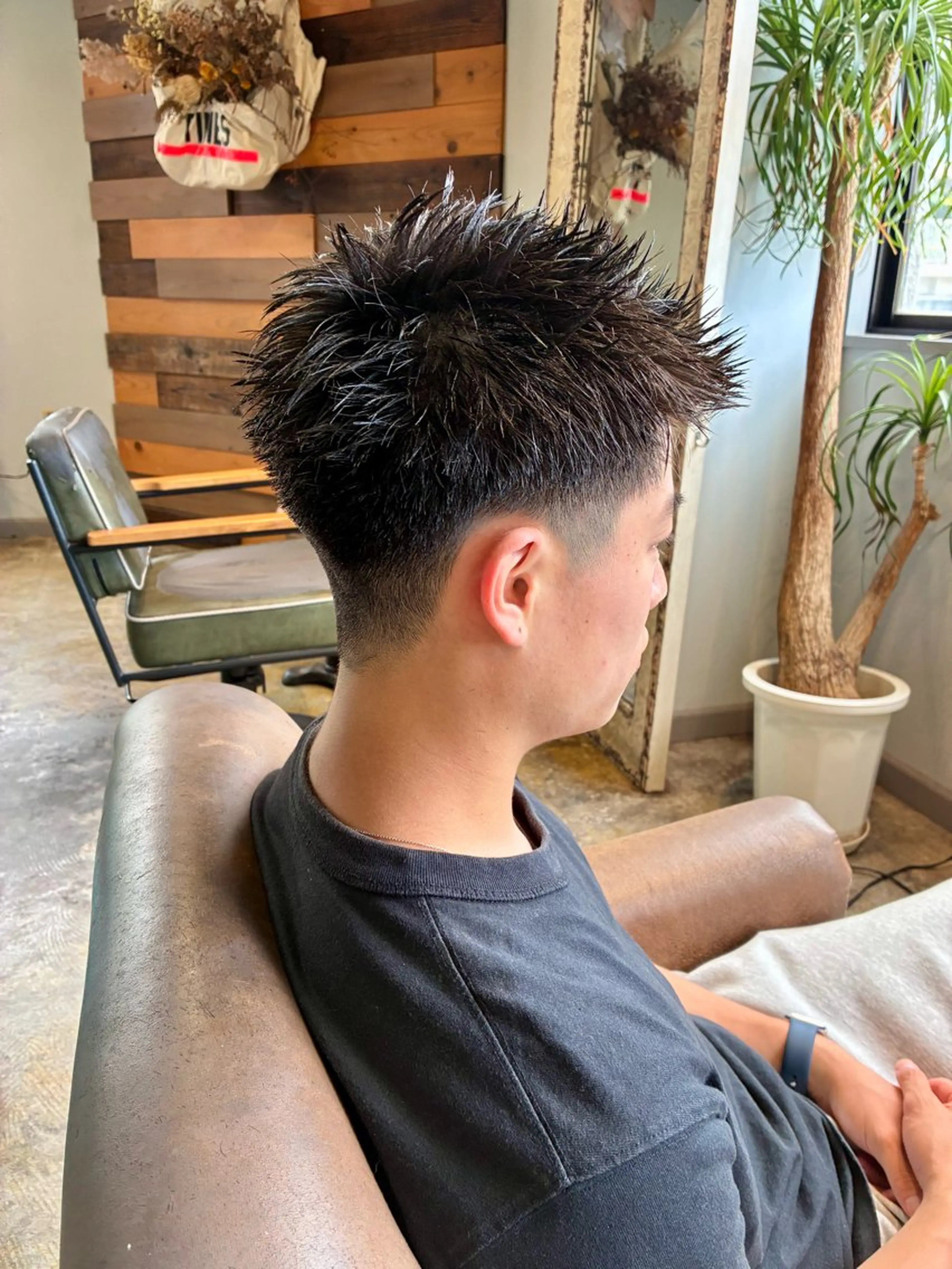 メンズ カット 金山/メンズパーマ 西村侑真のヘアスタイル