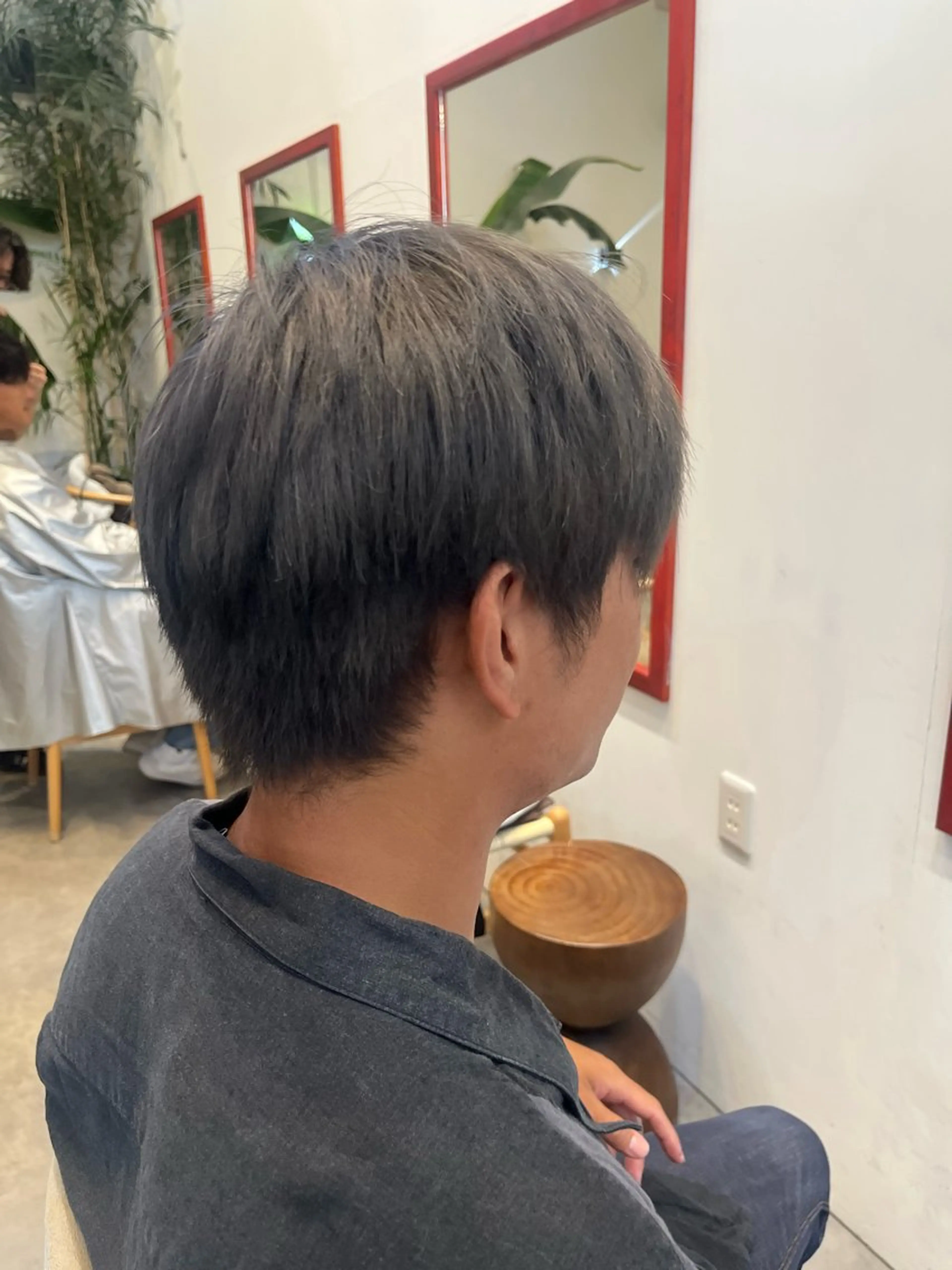 ショート カラー メンズ カット ヘアカラー 金沢市/美容師/ 岡島由希美のマツエク・マツパデザイン