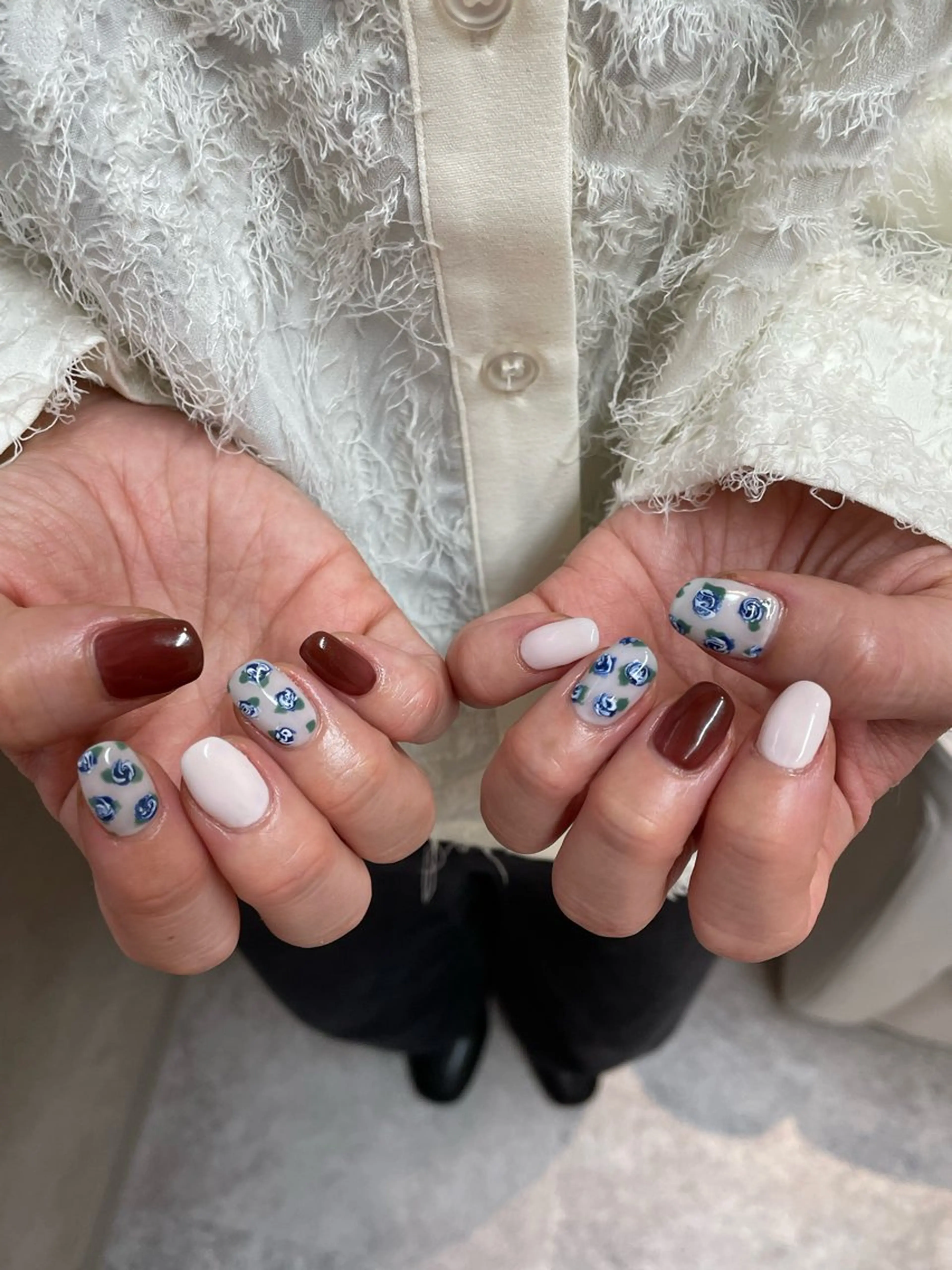 ネイル ハンドネイル Kuwata Arisa⋆🍒⭒˚のネイルデザイン