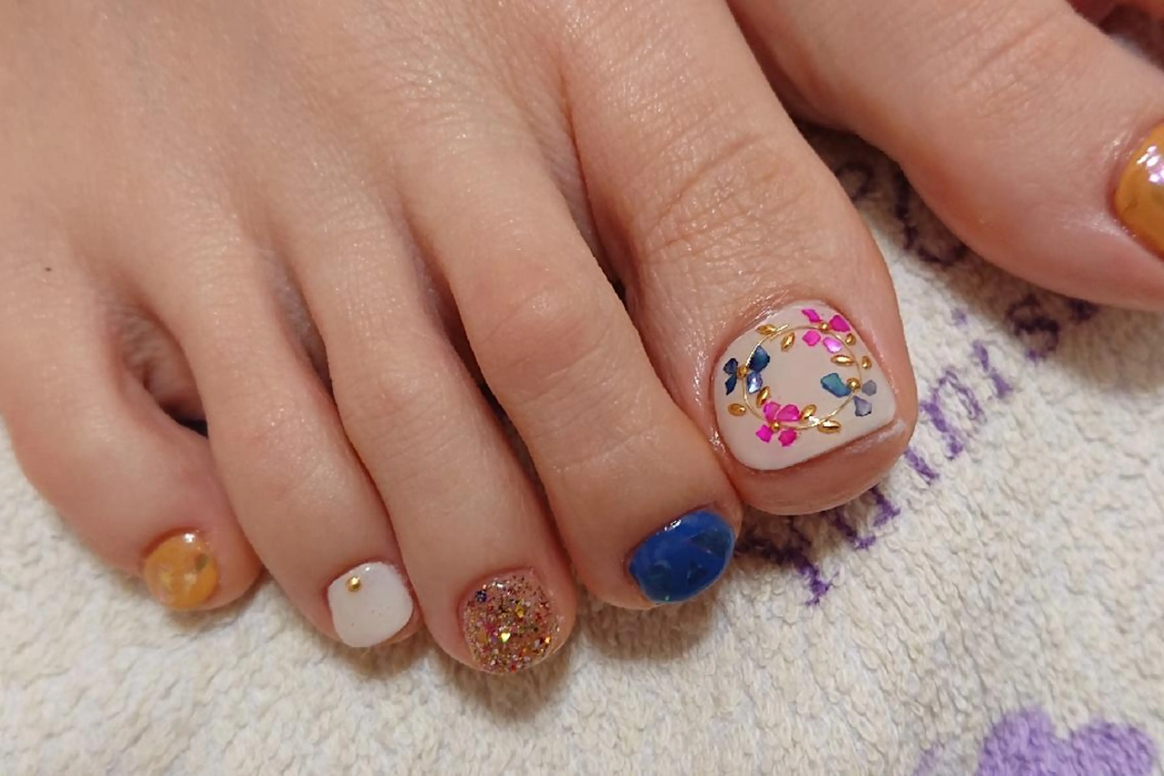 ネイル アートネイル フットネイル ジェルネイル あんきち    のネイルデザイン