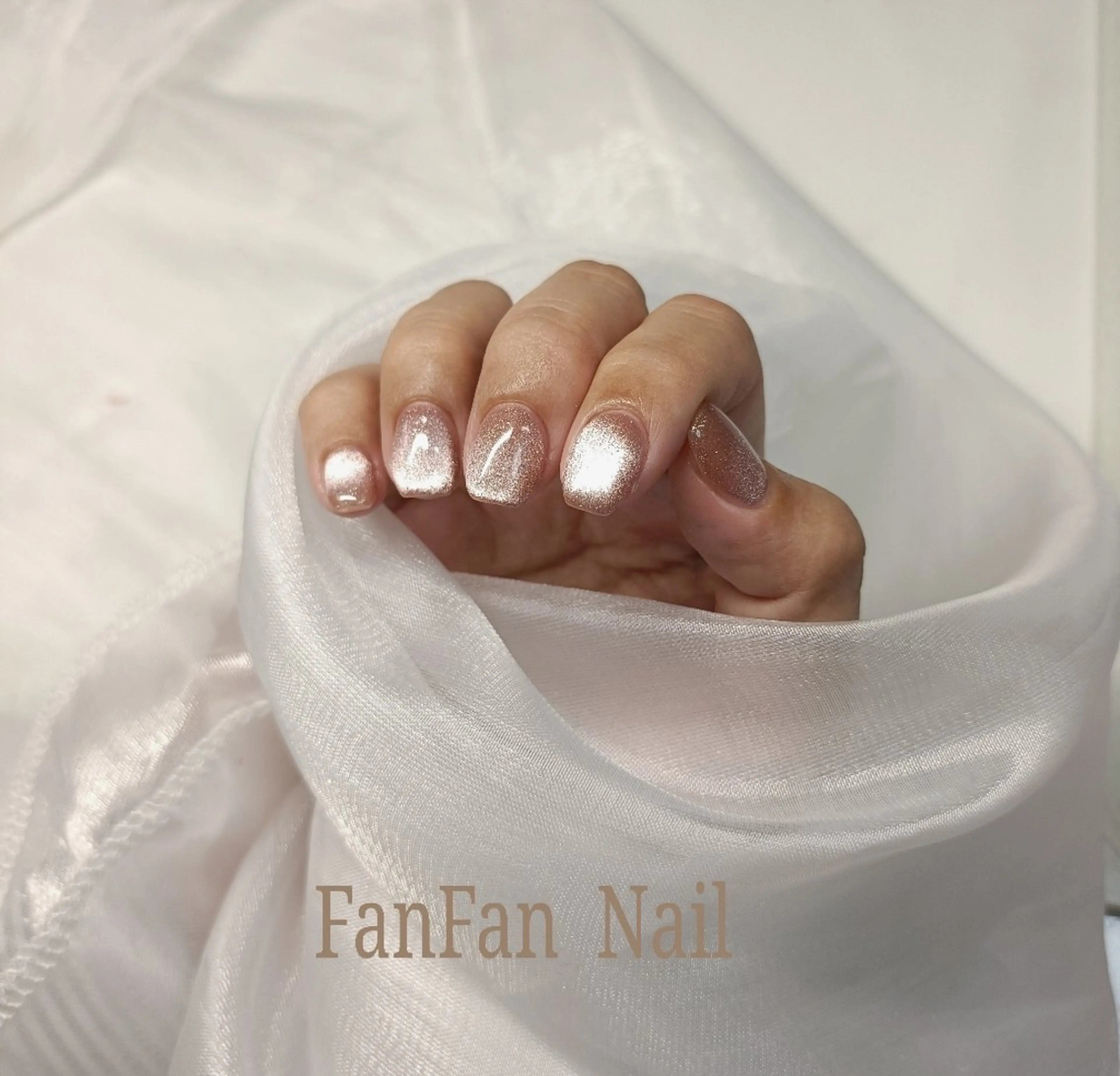 ネイル フラッシュネイル マグネットネイル RUE FANFANNAILのネイルデザイン