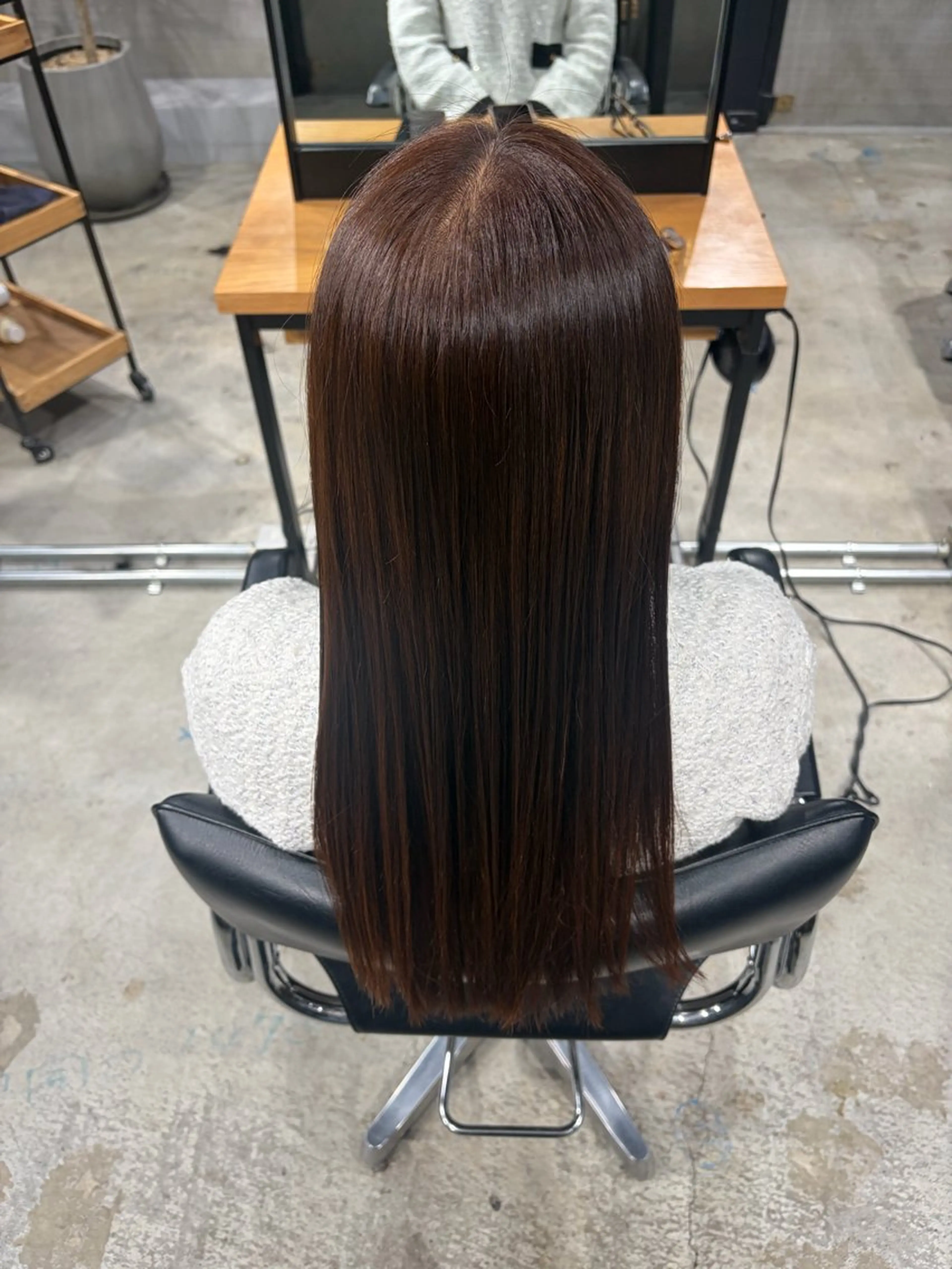 セミロング カラー ヘアカラー ナチュラルカラー リタッチ　あんりのヘアスタイル