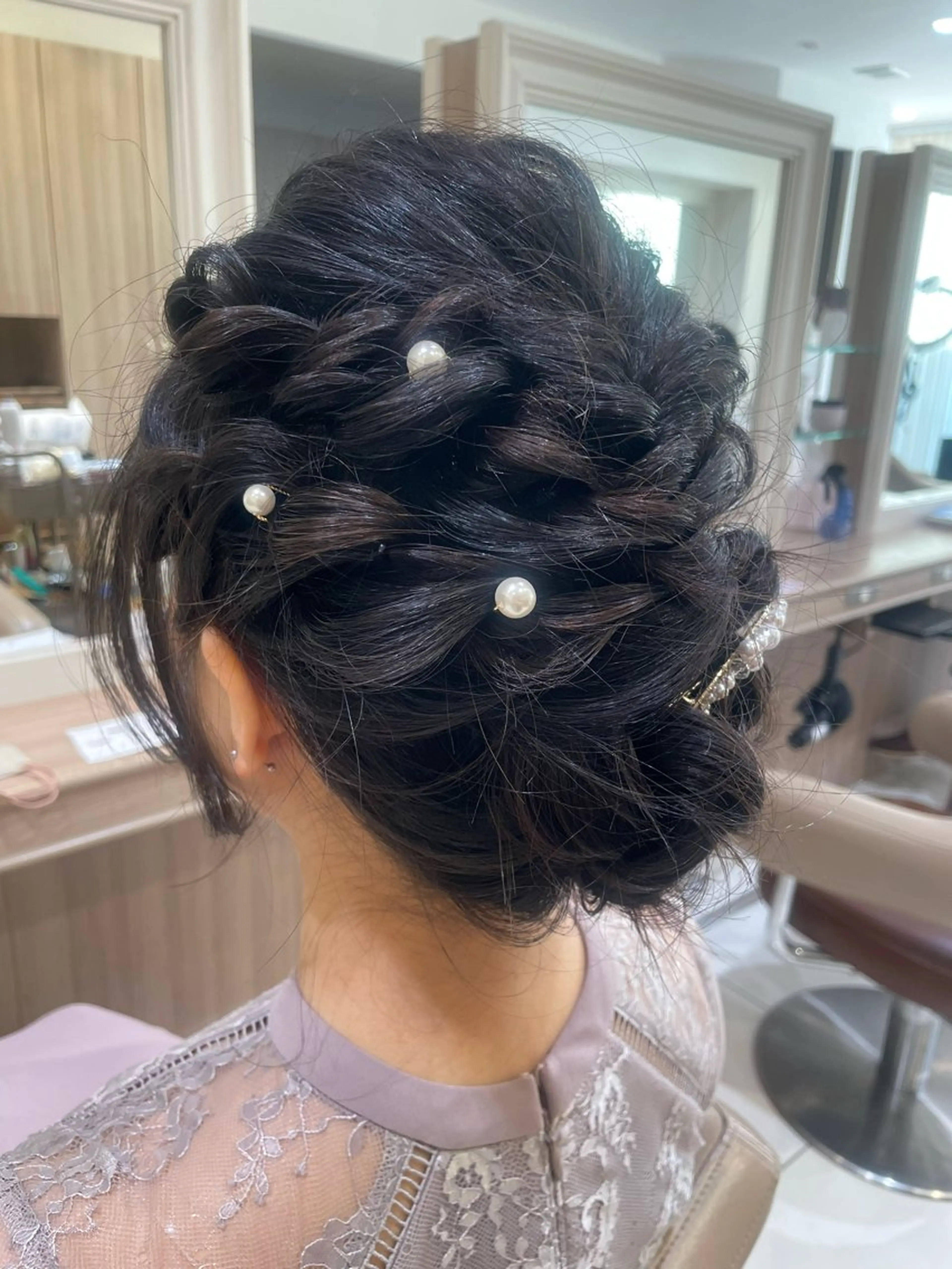 ミディアム ヘアアレンジ 韓国ヘアメイク🎀/ 縮毛矯正✨山本媛香のヘアスタイル