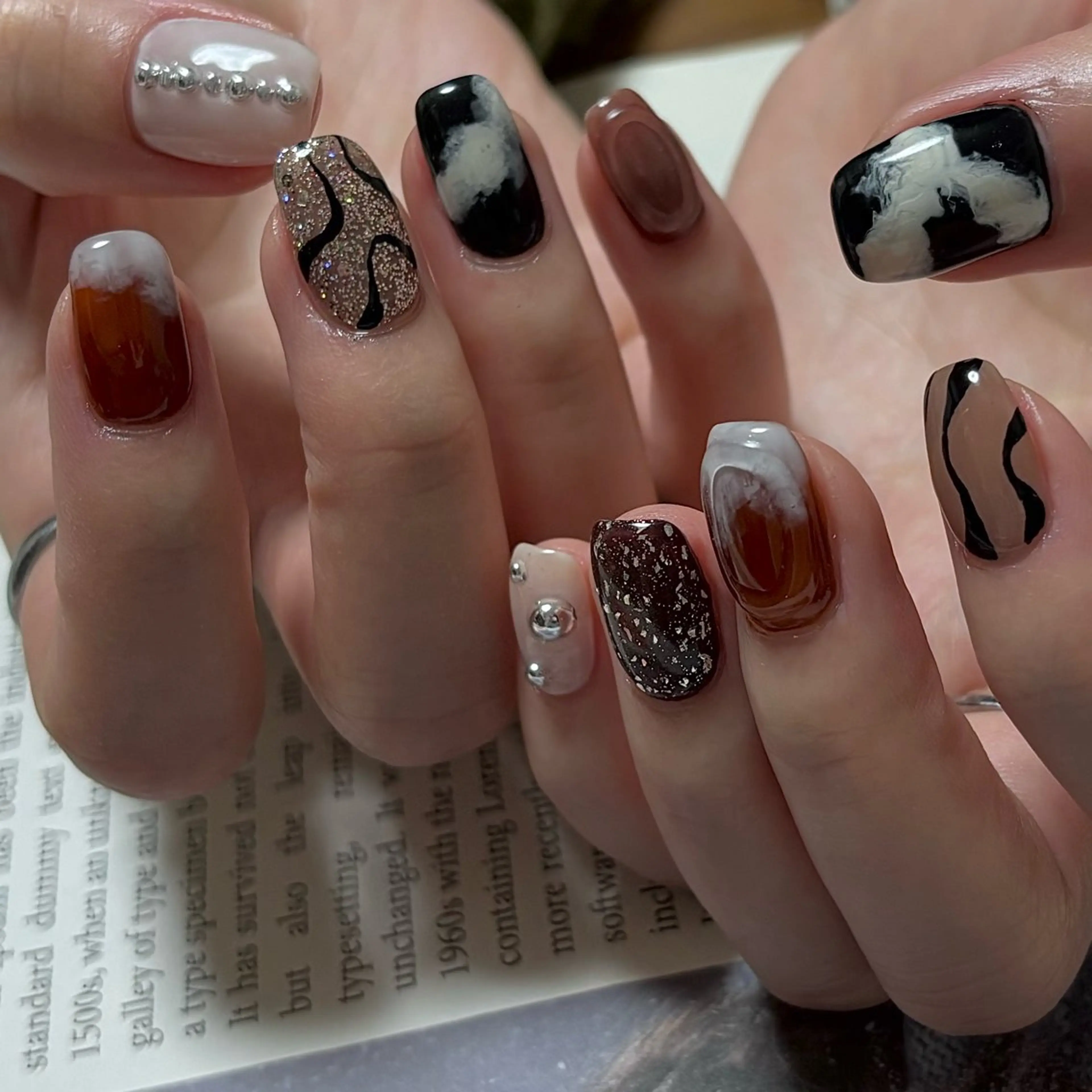 ネイル 持ち込み ハンドネイル Nailsalon BLOOM🌷 山崎のネイルデザイン