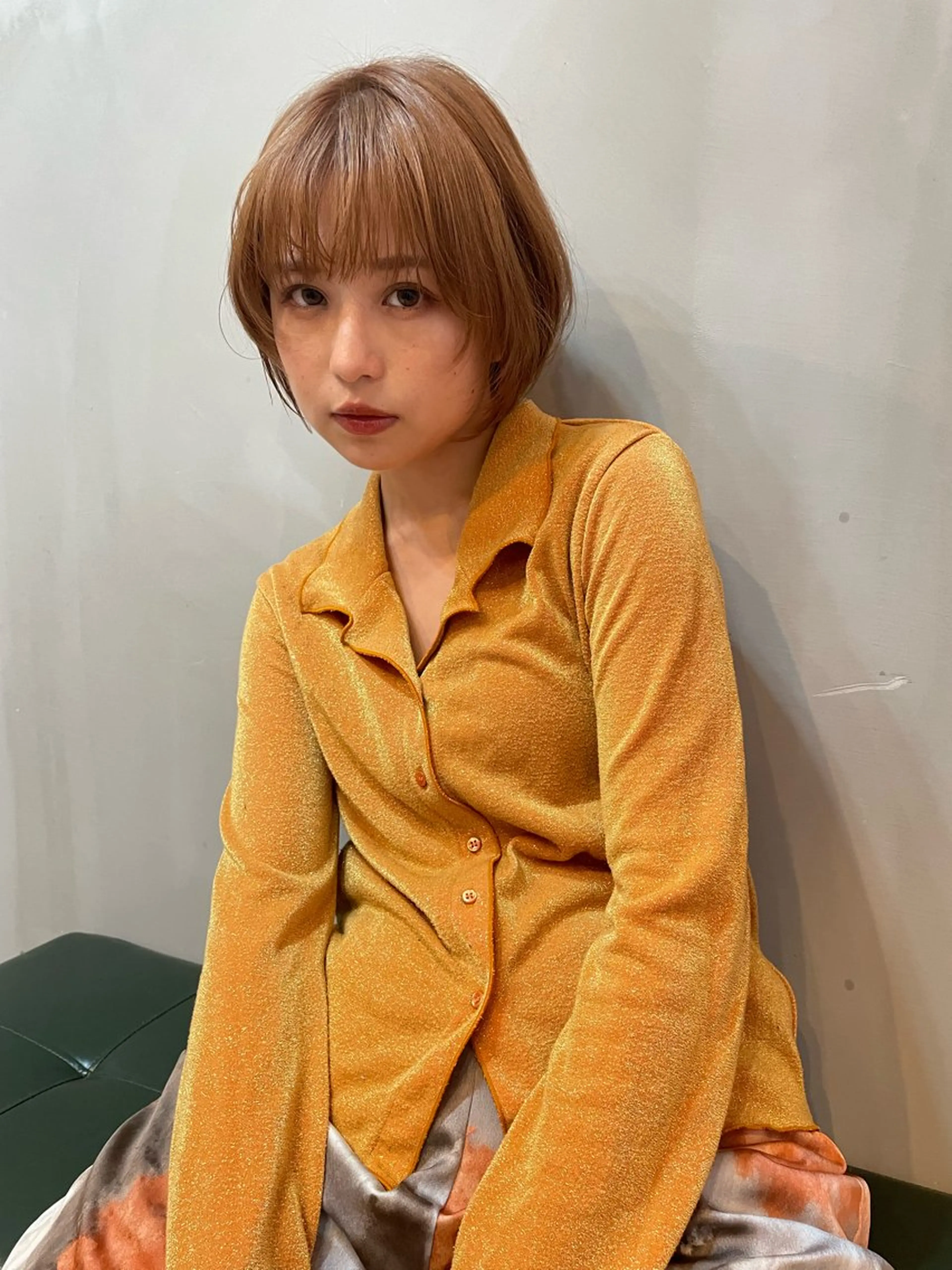 ショート カラー カット ヘアカラー トリートメント ショート/ボブ専門 宮脇美奈/南船場のヘアスタイル