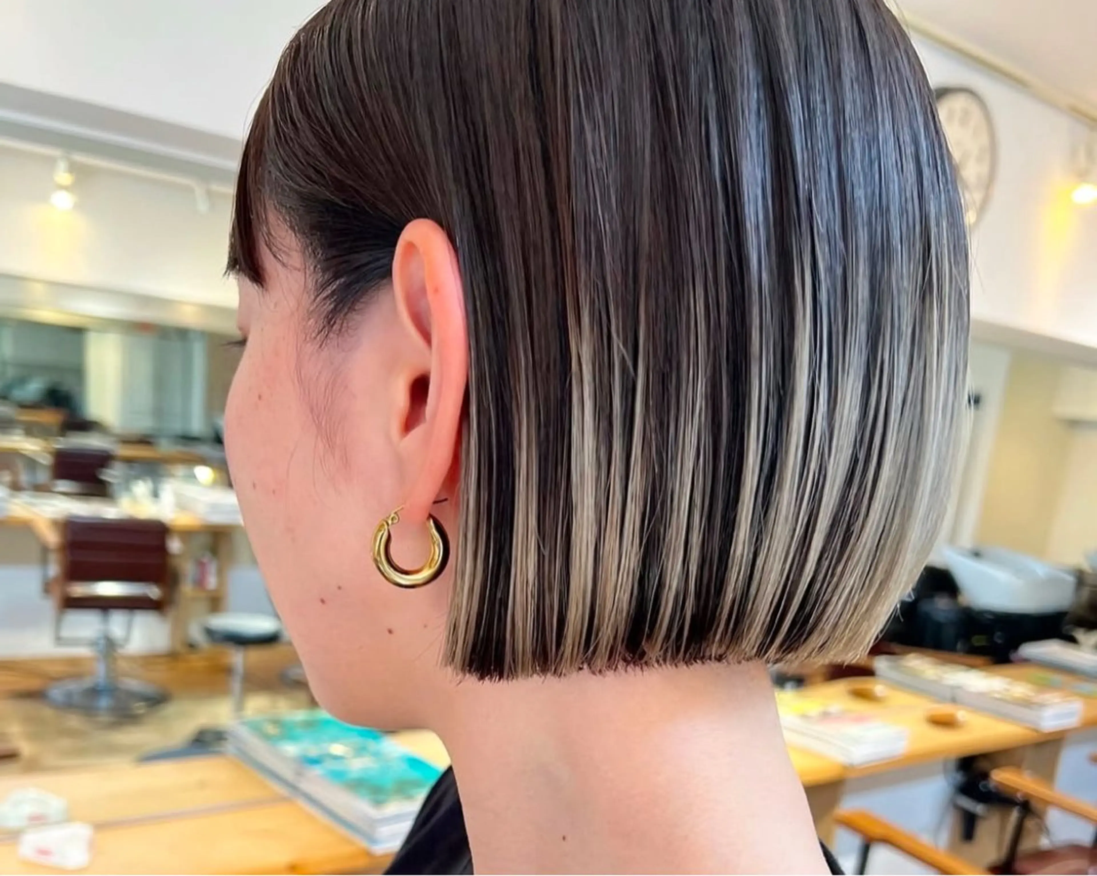 【ボブブリーチカラー限定】カット＋ダブルカラー＋超音波トリートメント※写真スタイルにさせて頂ける方のみご予約🉑の写真