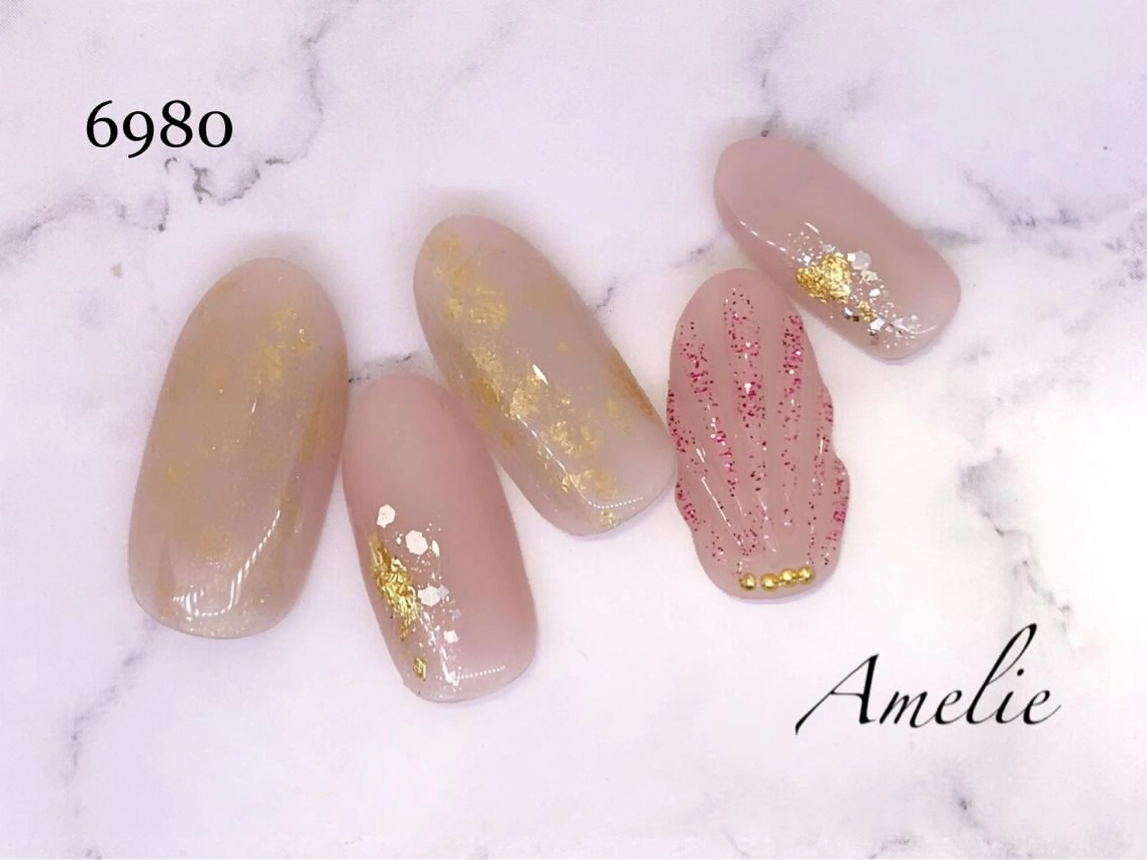 ネイル ハンドネイル いちじゅう あおいのネイルデザイン