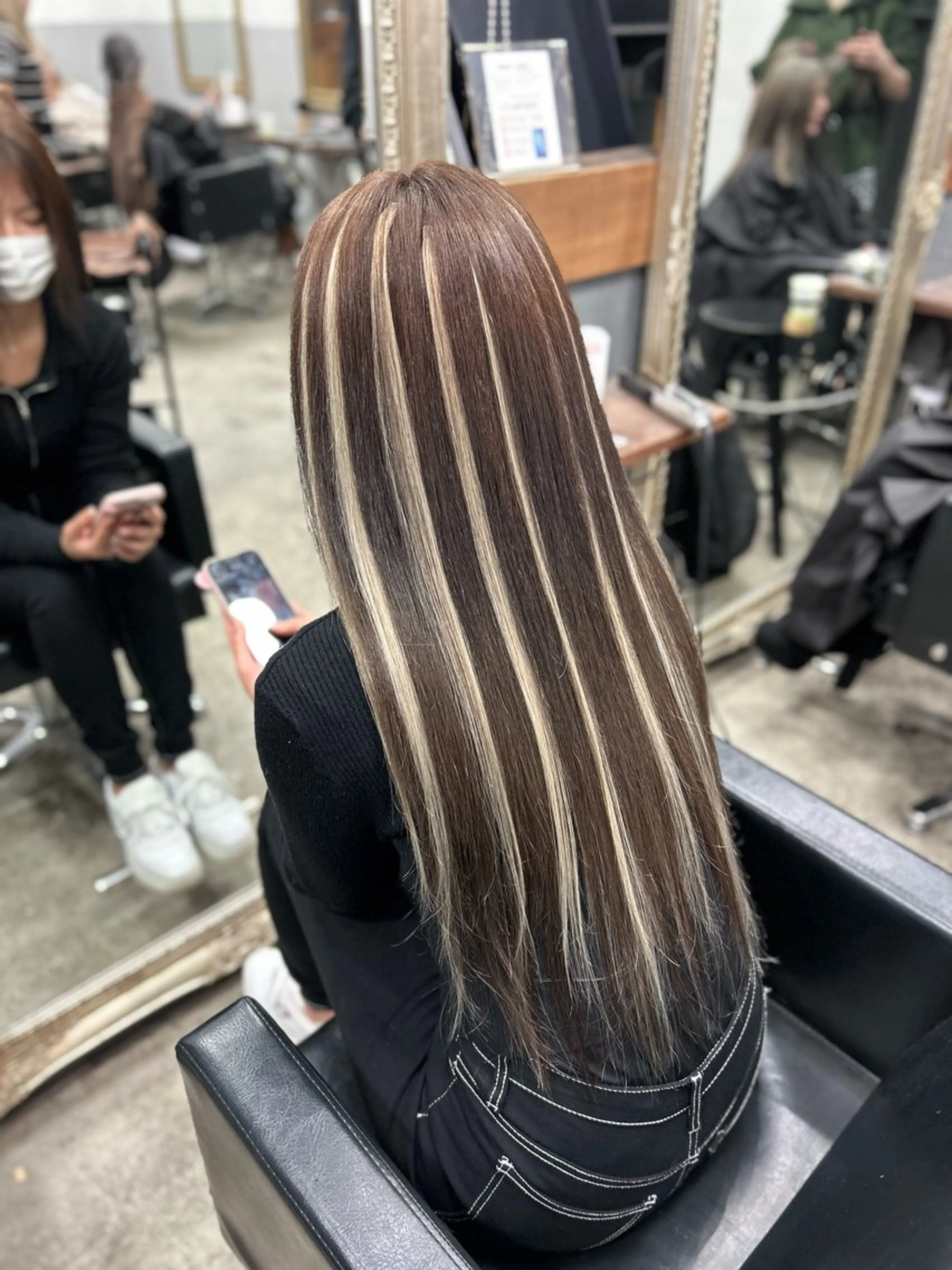 ロング シールエクステ エクステ SITY.天神大名【シティ】所属・🦋mamiya🦋 カットモデル募集のヘアスタイル