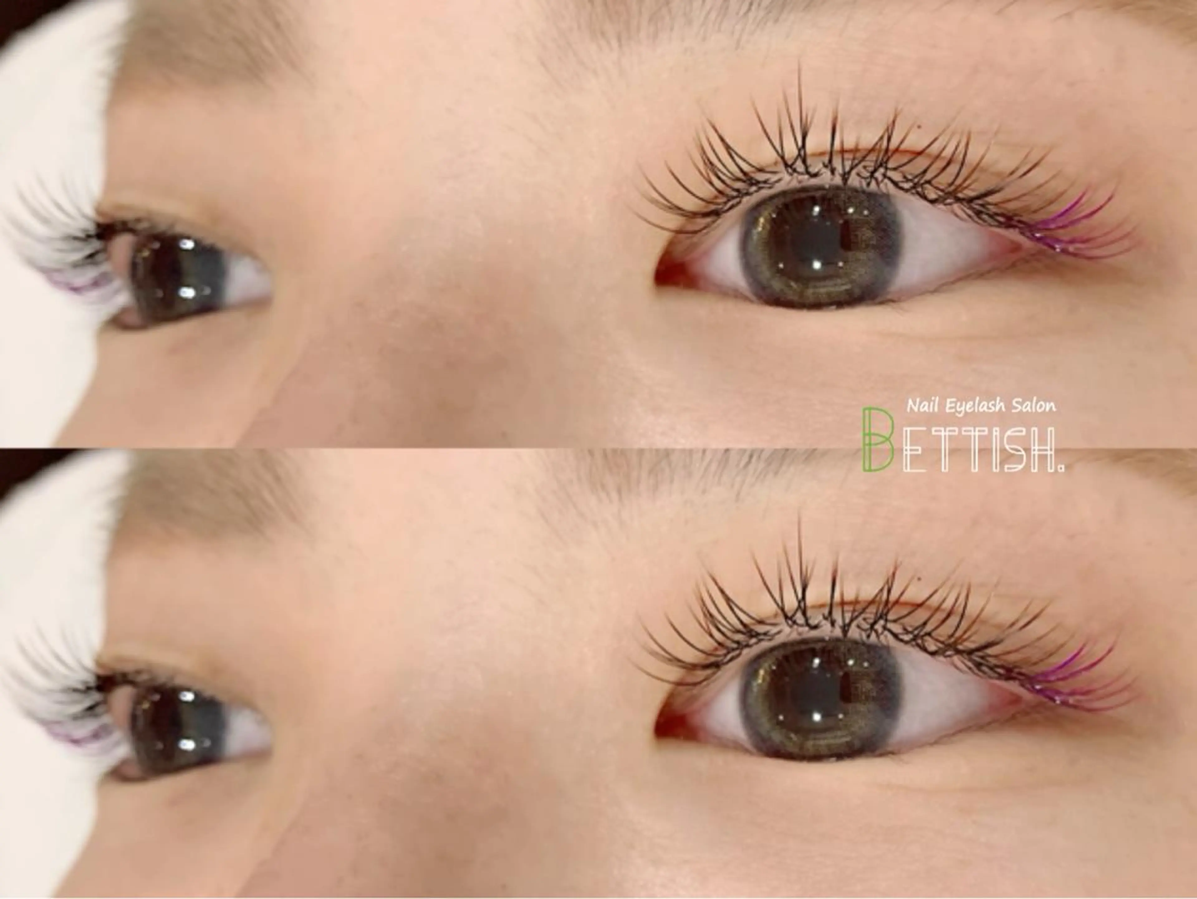 マツエク・マツパ カラーマツエク BETTISH. HARUKA☺︎のマツエク・マツパデザイン