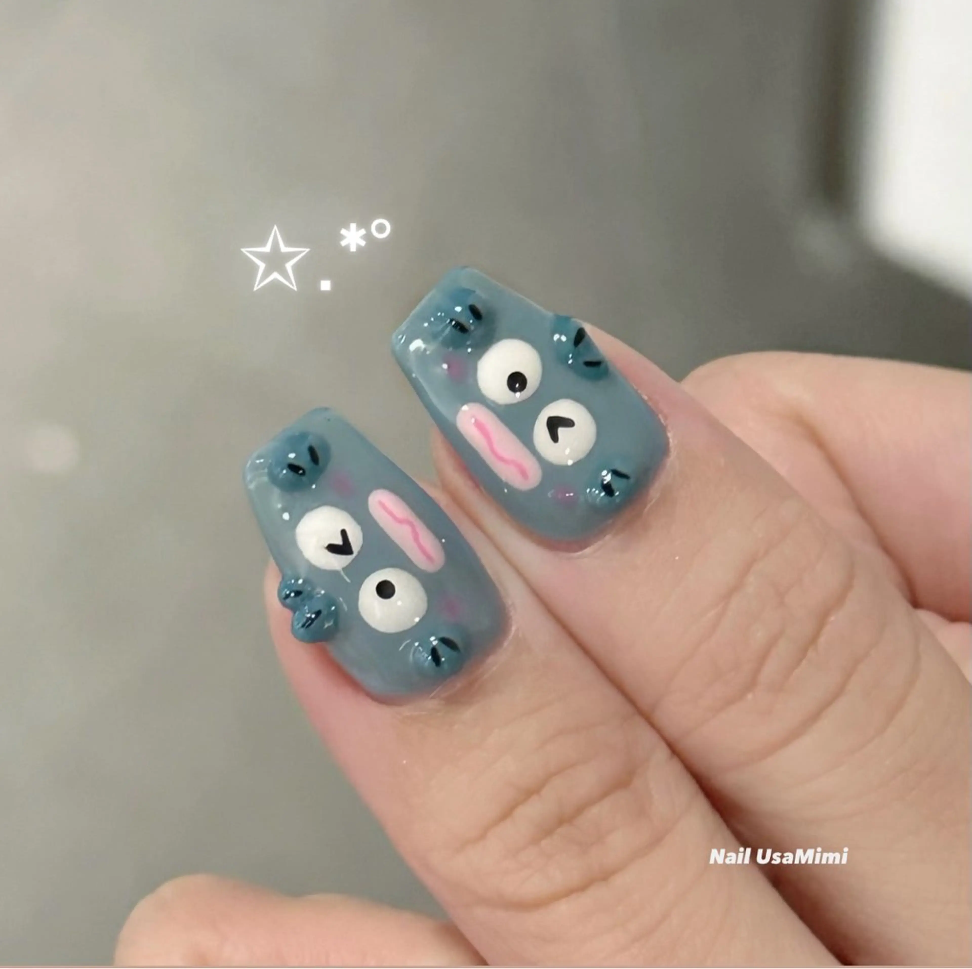 ネイル ハンドネイル 本町NailUsaM imi MOMOKAのネイルデザイン