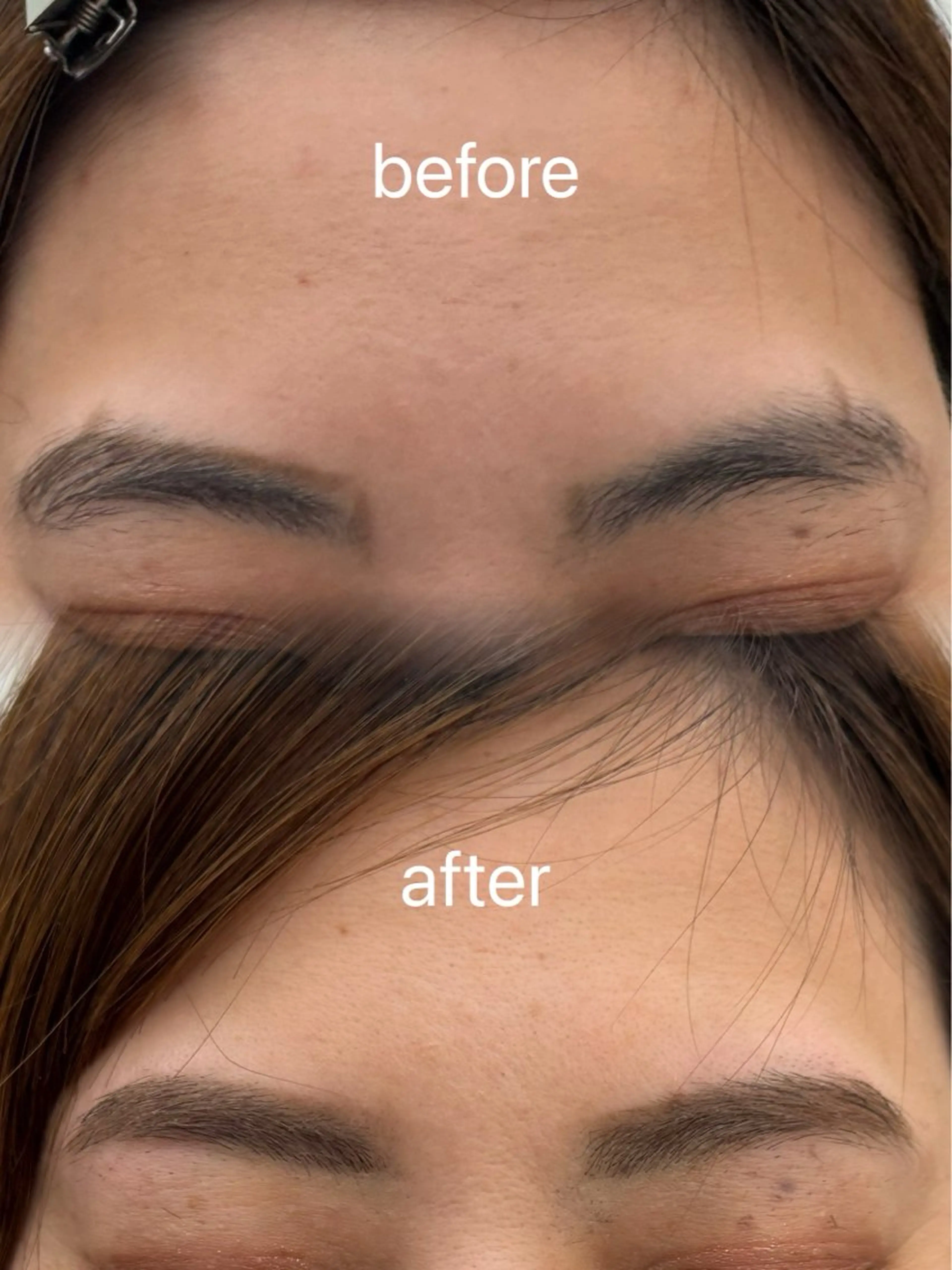 アイブロウ ワックス脱毛 眉カット 💖 髙橋夢芽·͜·ᰔᩚのヘアスタイル