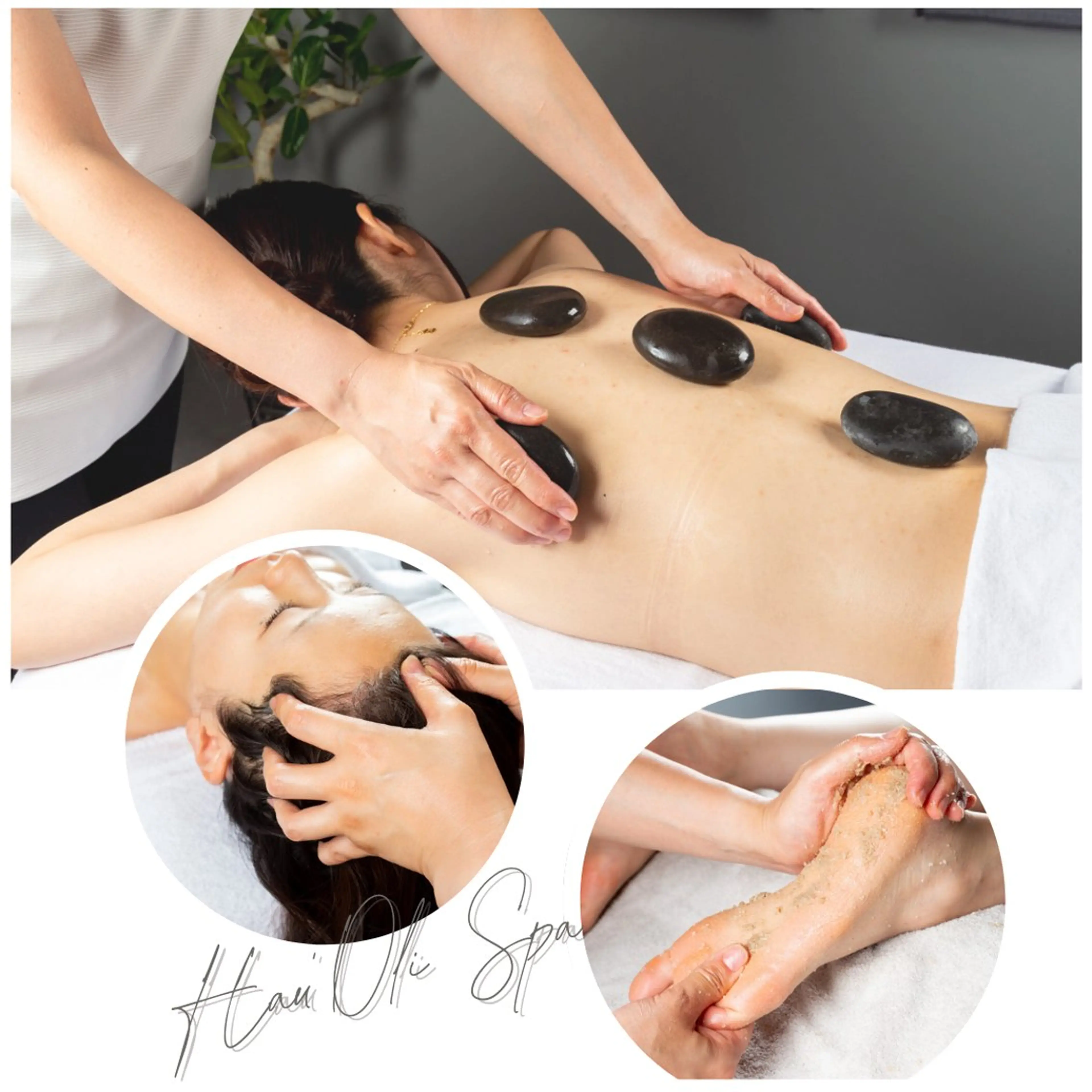 ハワイアンロミロミ×ホットストーン90分の写真