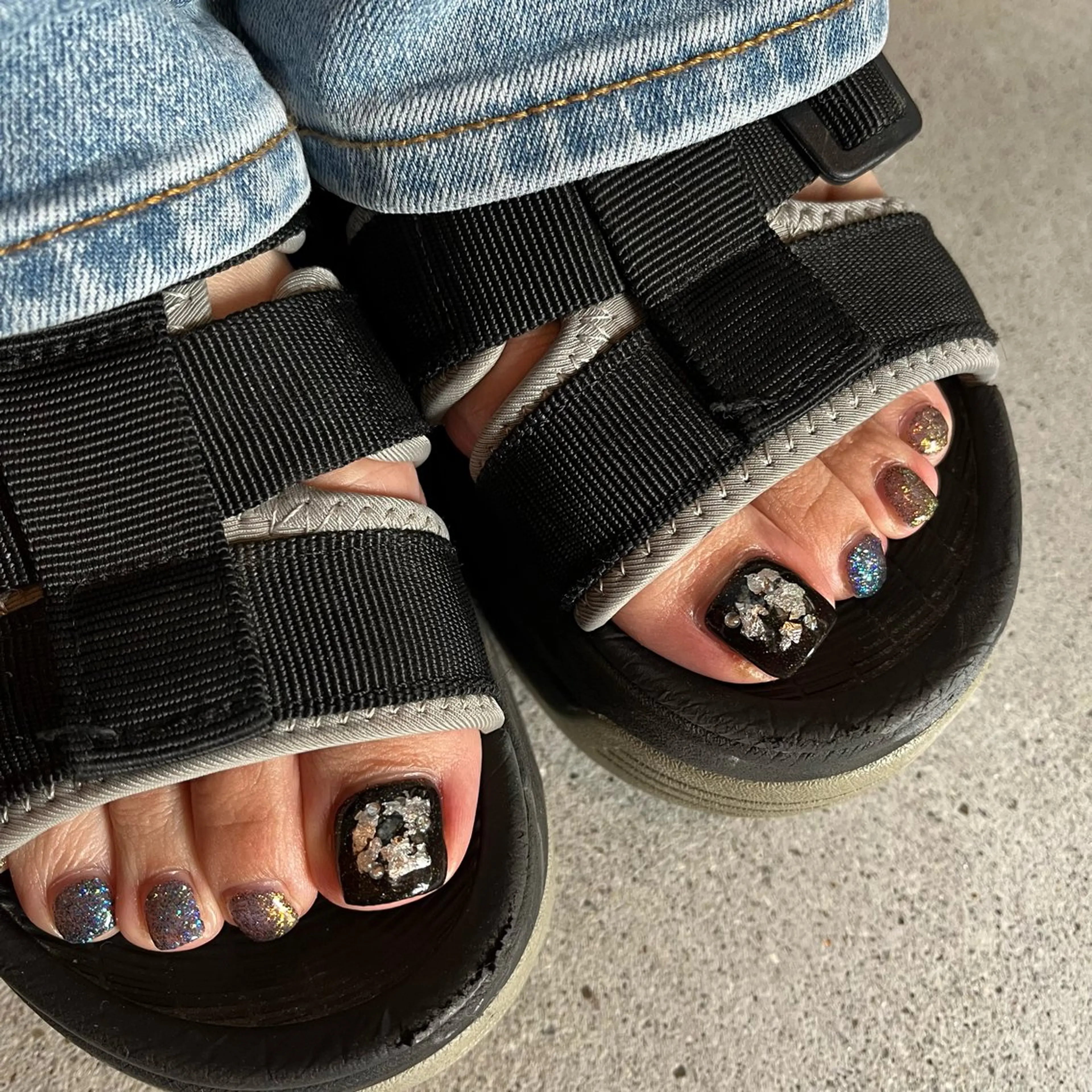 ネイル フットネイル K Aのネイルデザイン