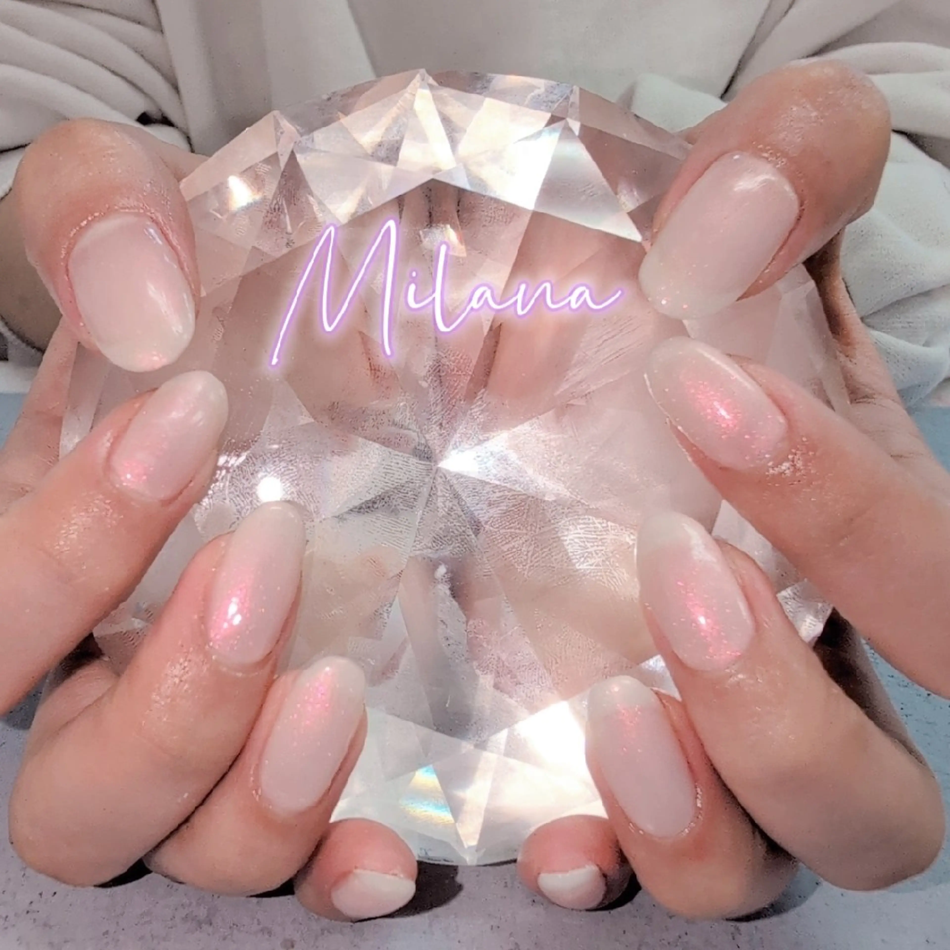 ネイル ワンカラーネイル ハンドネイル Milana 川瀬のネイルデザイン