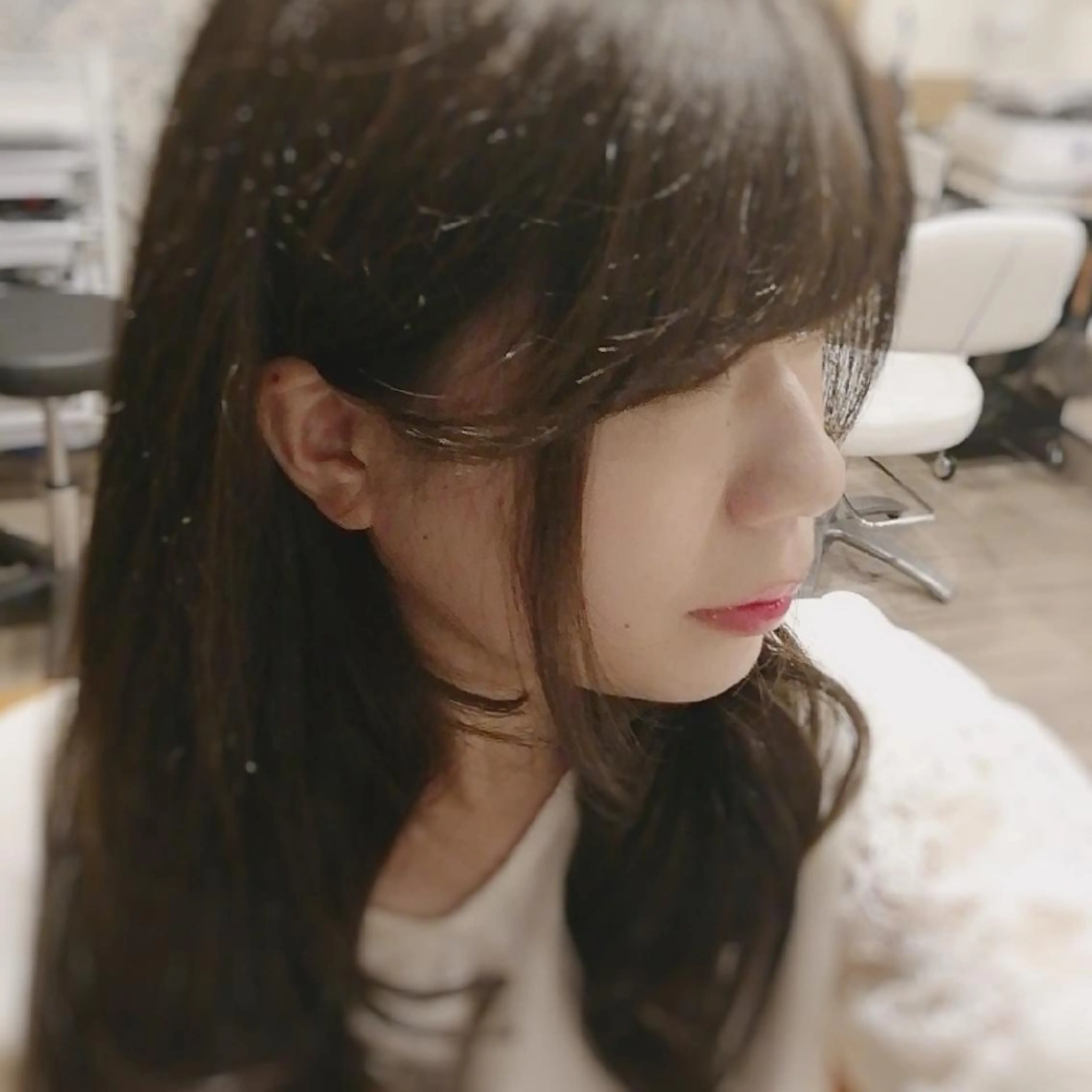 ロング カラー アディクシーカラー バレイヤージュ 外国人風カラー レイヤーカット トリートメント spa hair  ark 富井直美のヘアスタイル