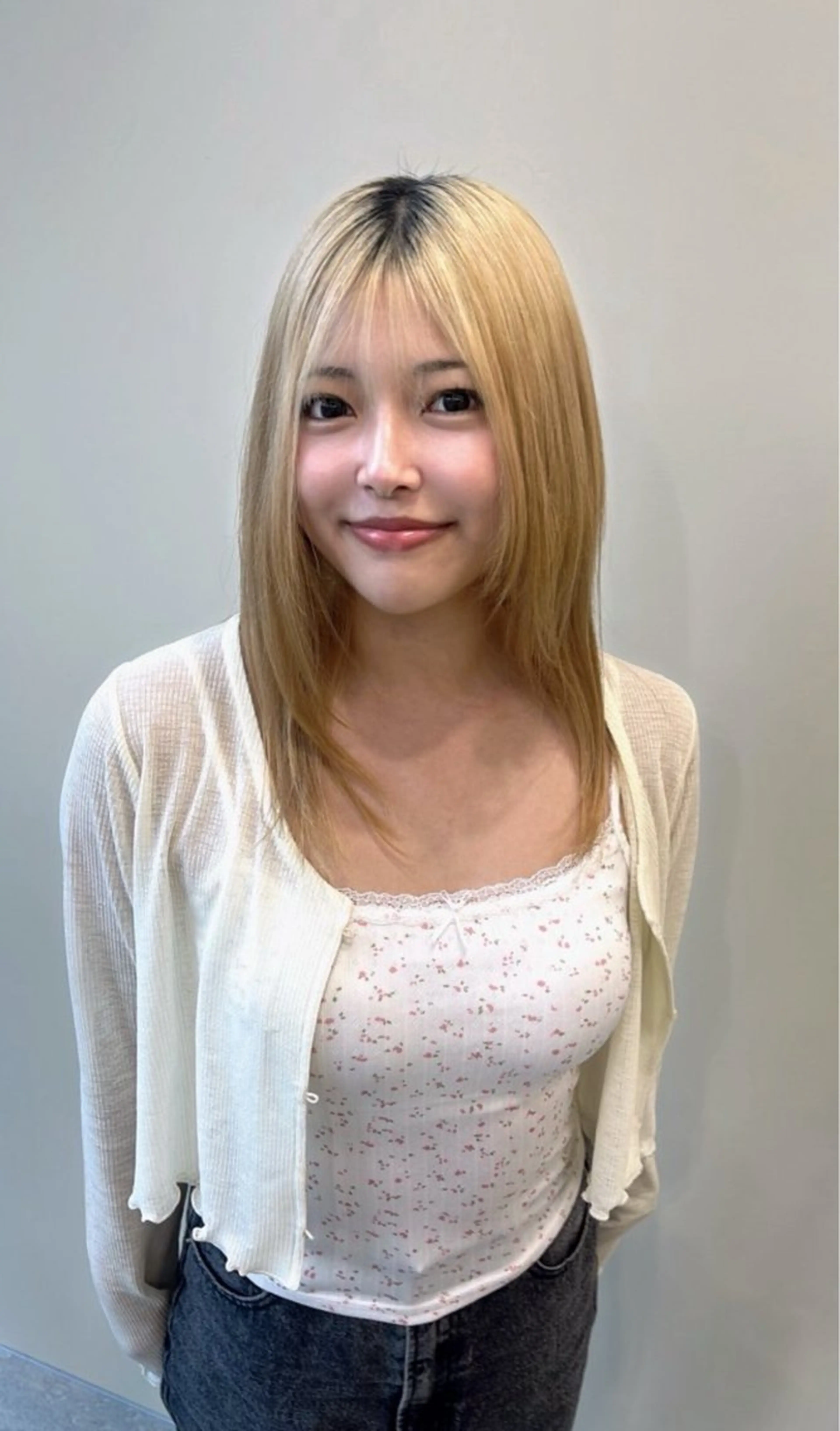 uni/haruhi ☀️大名透明感カラーのヘアスタイル