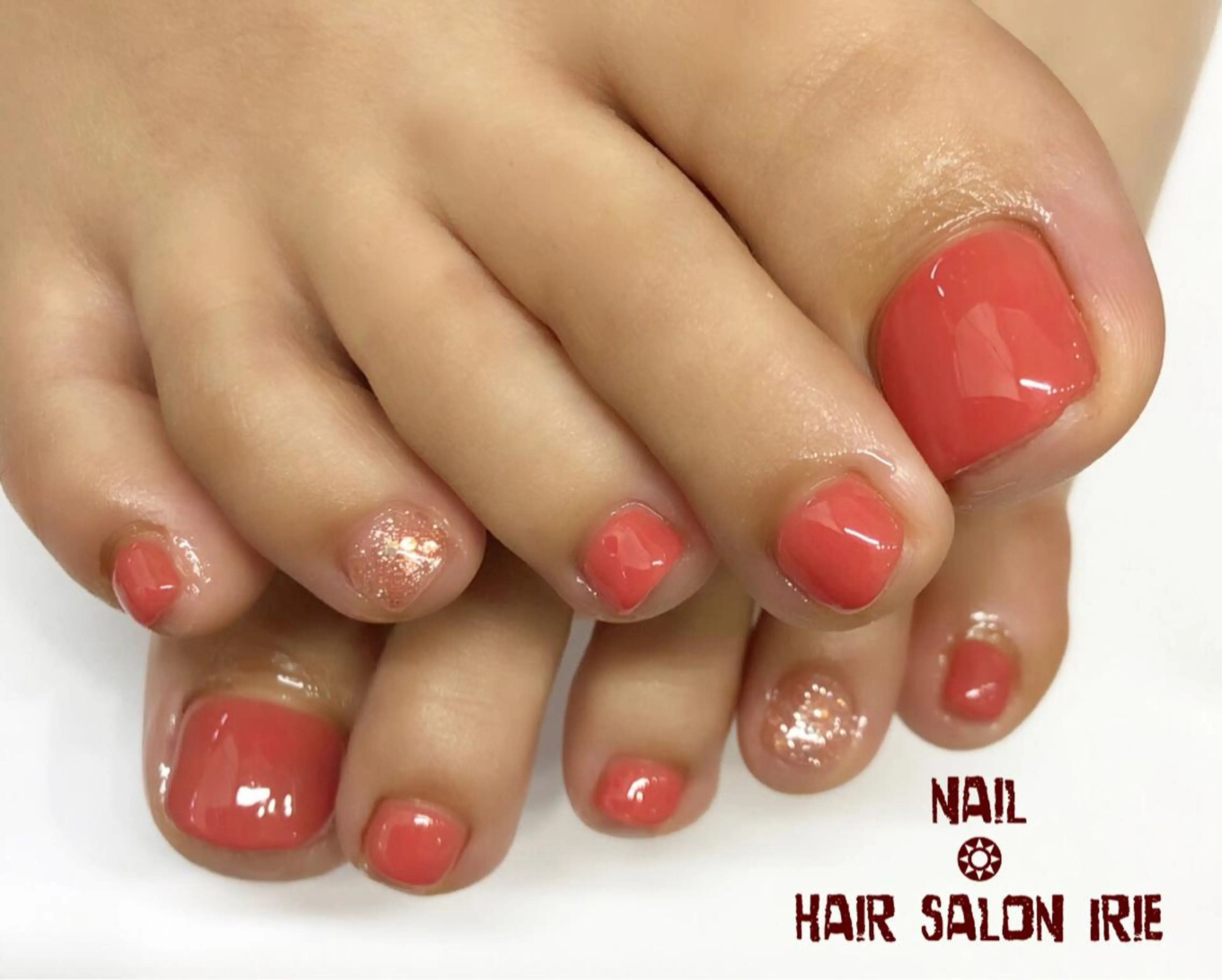 ネイル フットネイル Hair salon Irie所属・與儀 知佳のネイルデザイン