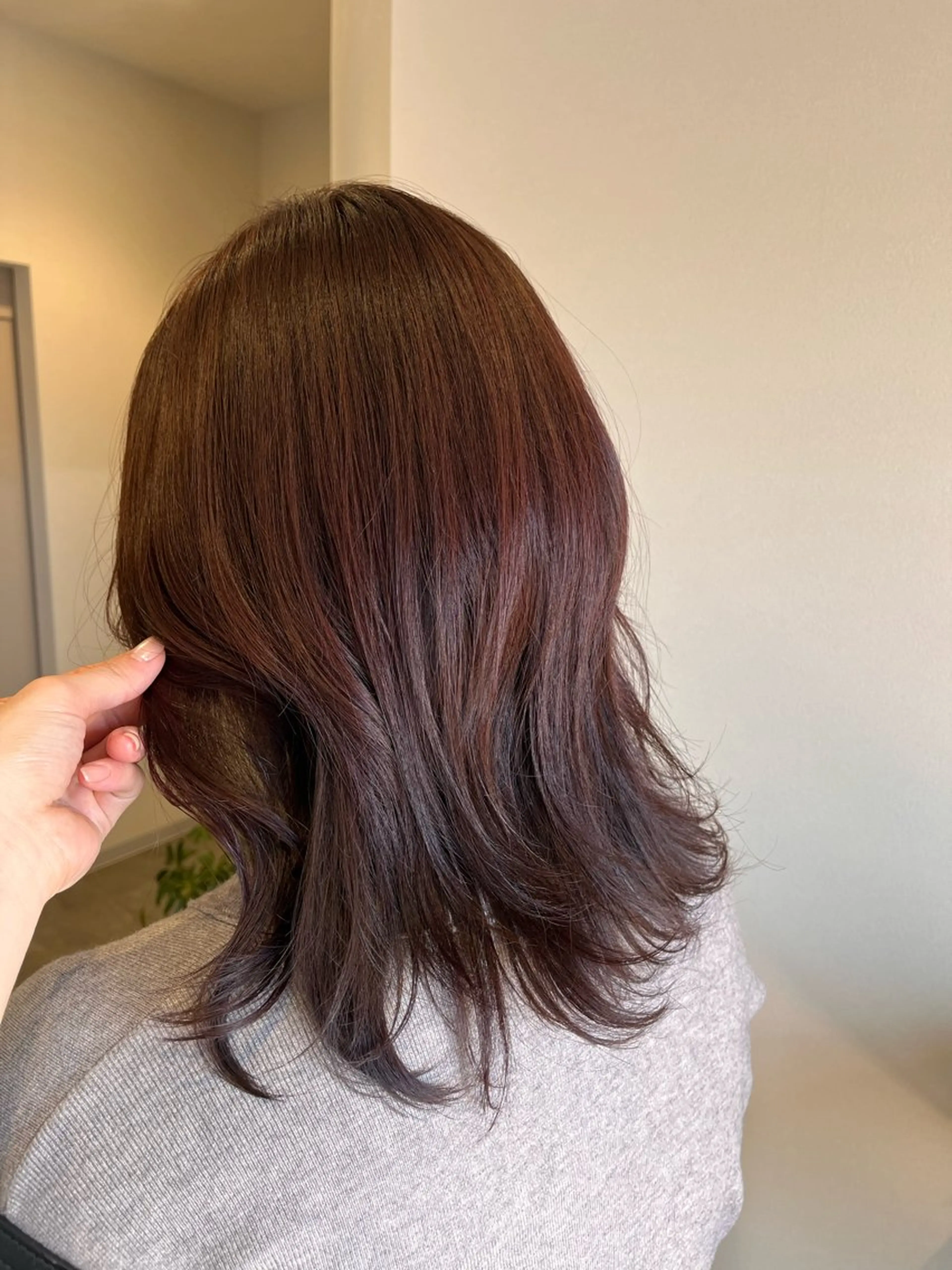 ミディアム ヘアカラー トリートメント 堀越 エリのヘアスタイル