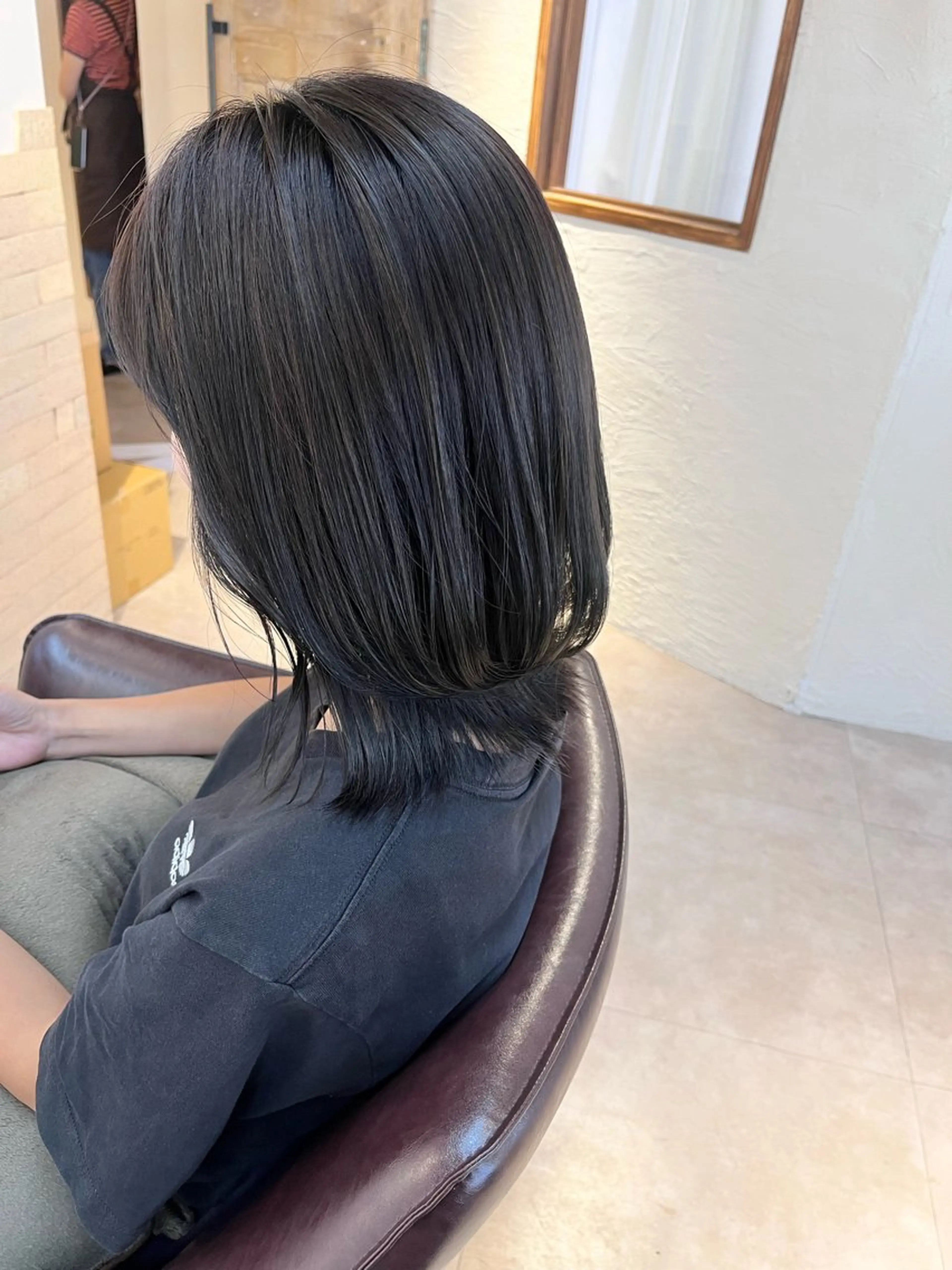 カラー ブリーチ ダブルカラー ブリーチなしカラー 内山 あすかのヘアスタイル