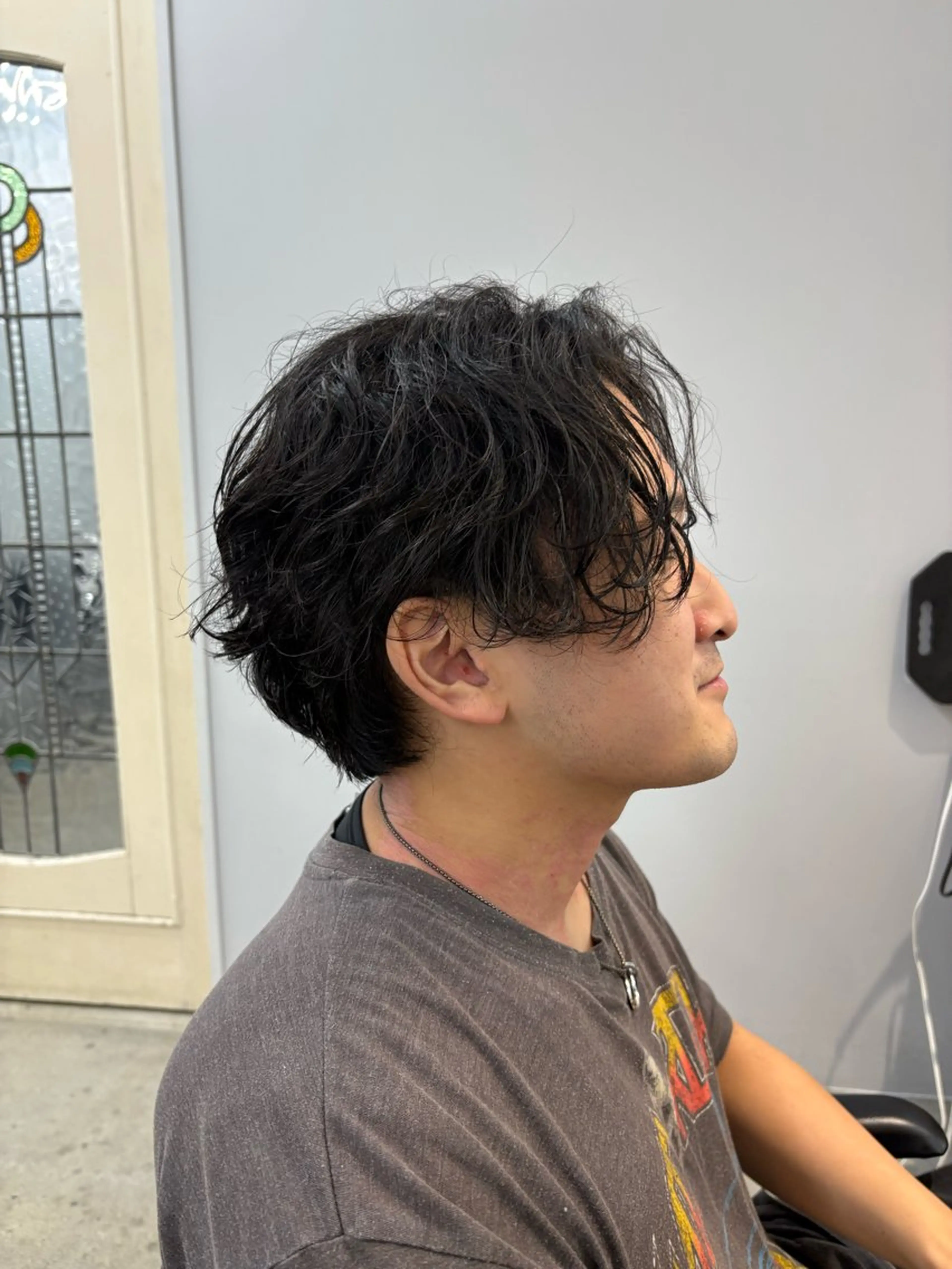 メンズ センターパート カット 透明感カラー/似合せ 🎀KIRATOのヘアスタイル