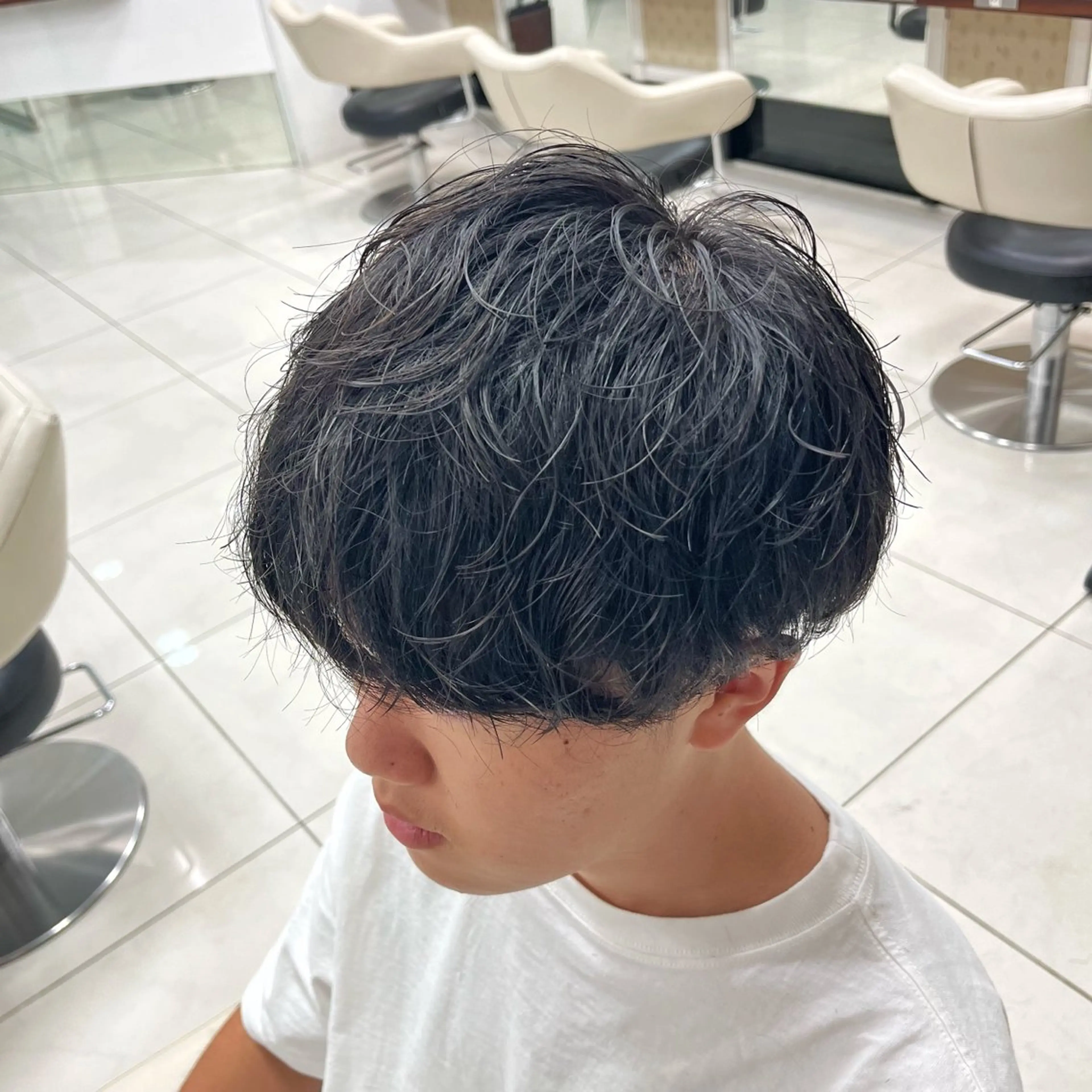 ショート パーマ メンズ 店舗指名No.1 吉岡　弘のヘアスタイル