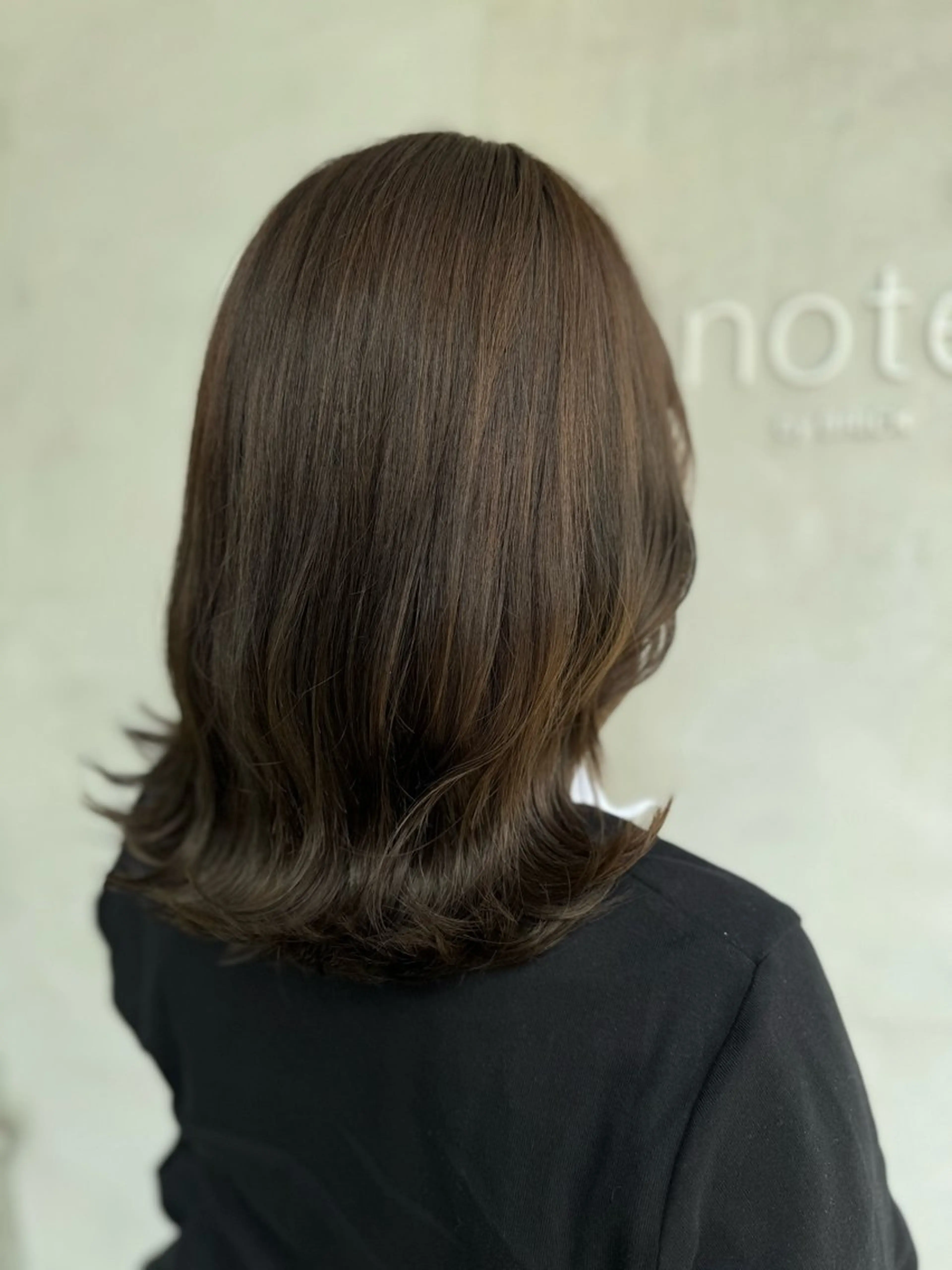 ミディアム カラー ブリーチ ブラウンカラー 透明感カラー グレージュ BRICK HAIR & SPA 松山所属・miyu .のヘアスタイル