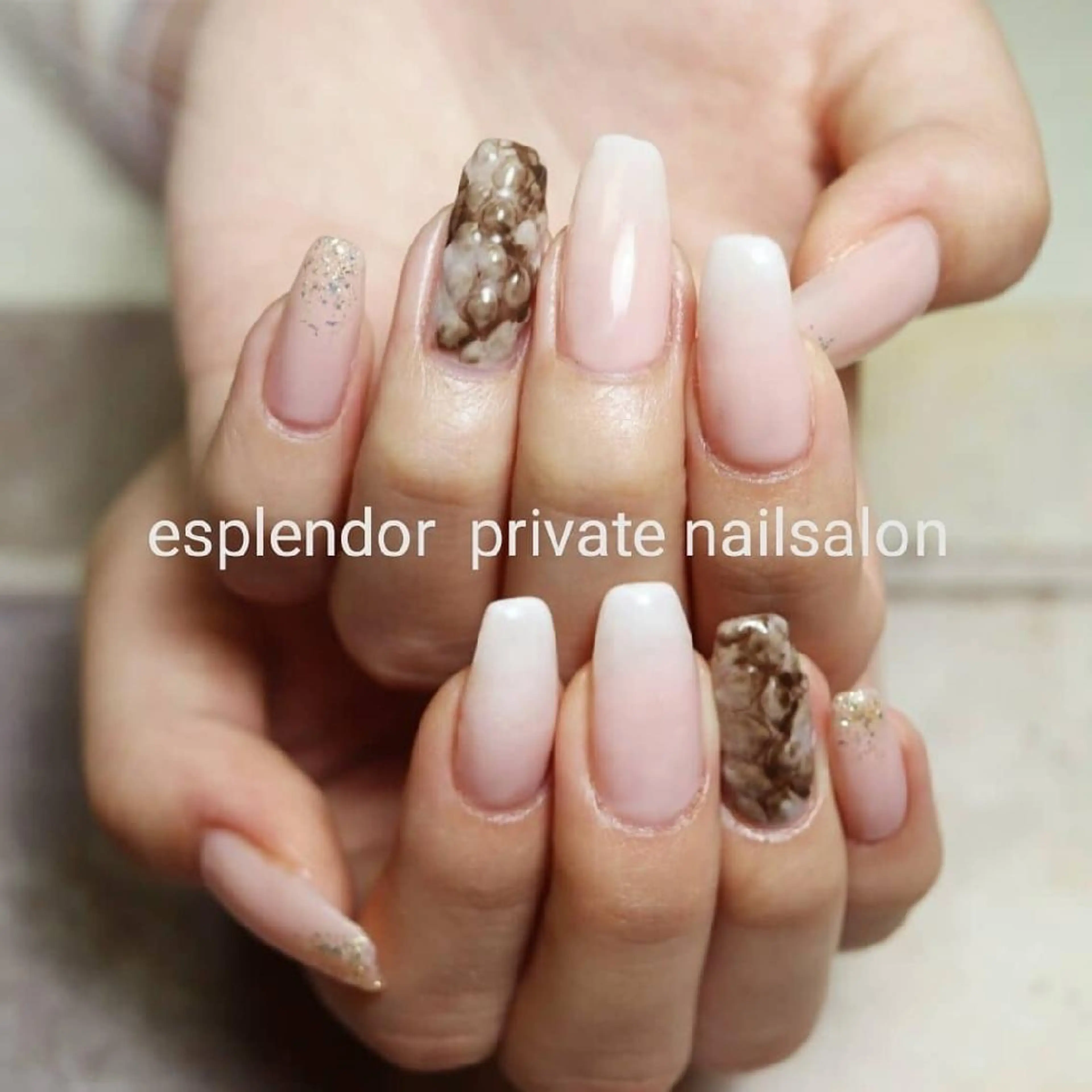 ネイル アートネイル ロングネイル シンプルネイル esplendor  エスプレンドル所属・esplendor  エスプレンドルのネイルデザイン