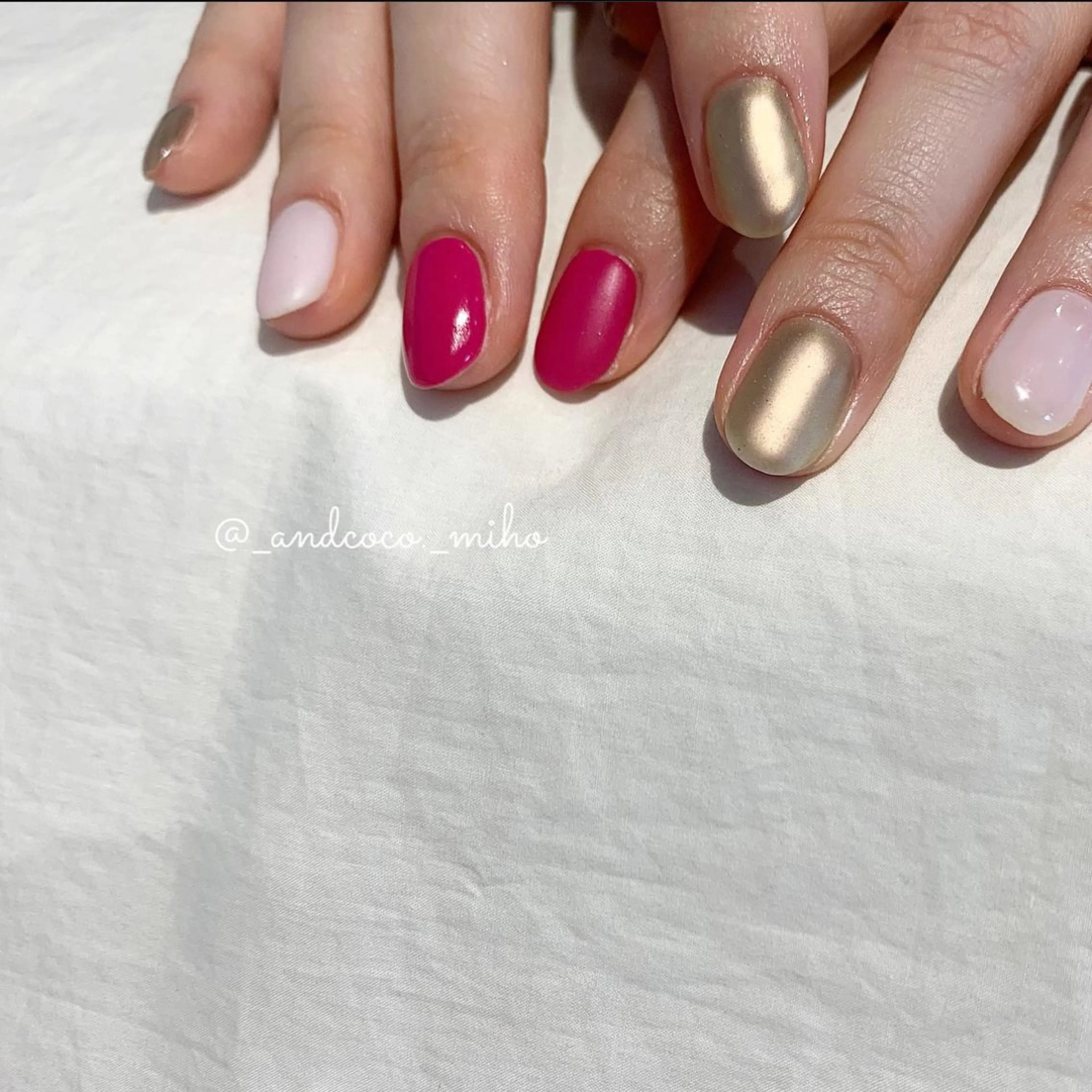 ネイル ハンドネイル I'm Me.所属・Nailist〻 mihoのネイルデザイン