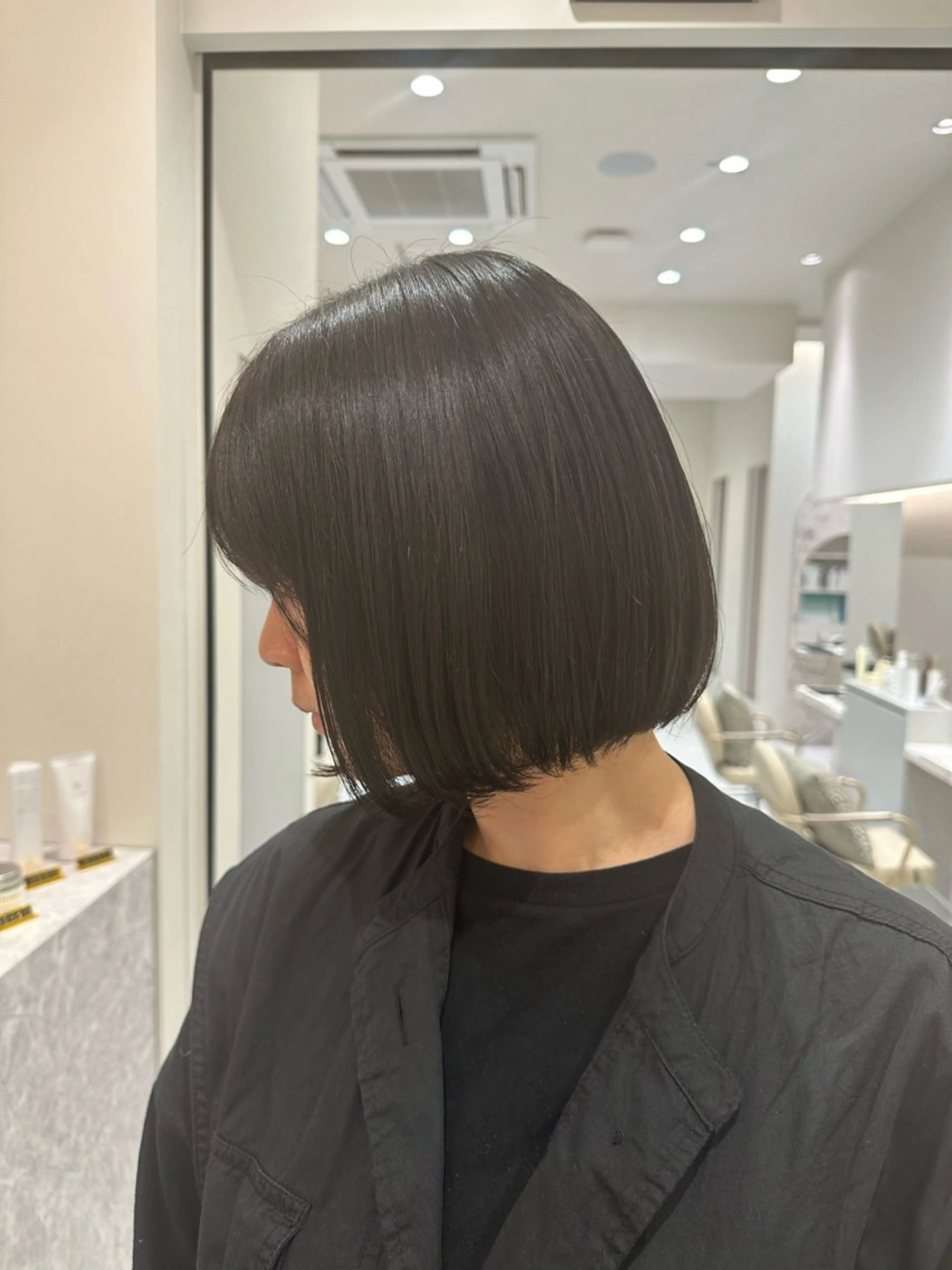 ミディアム カット ヘッドスパ 韓国レイヤー✨ yasuko銀座のヘアスタイル